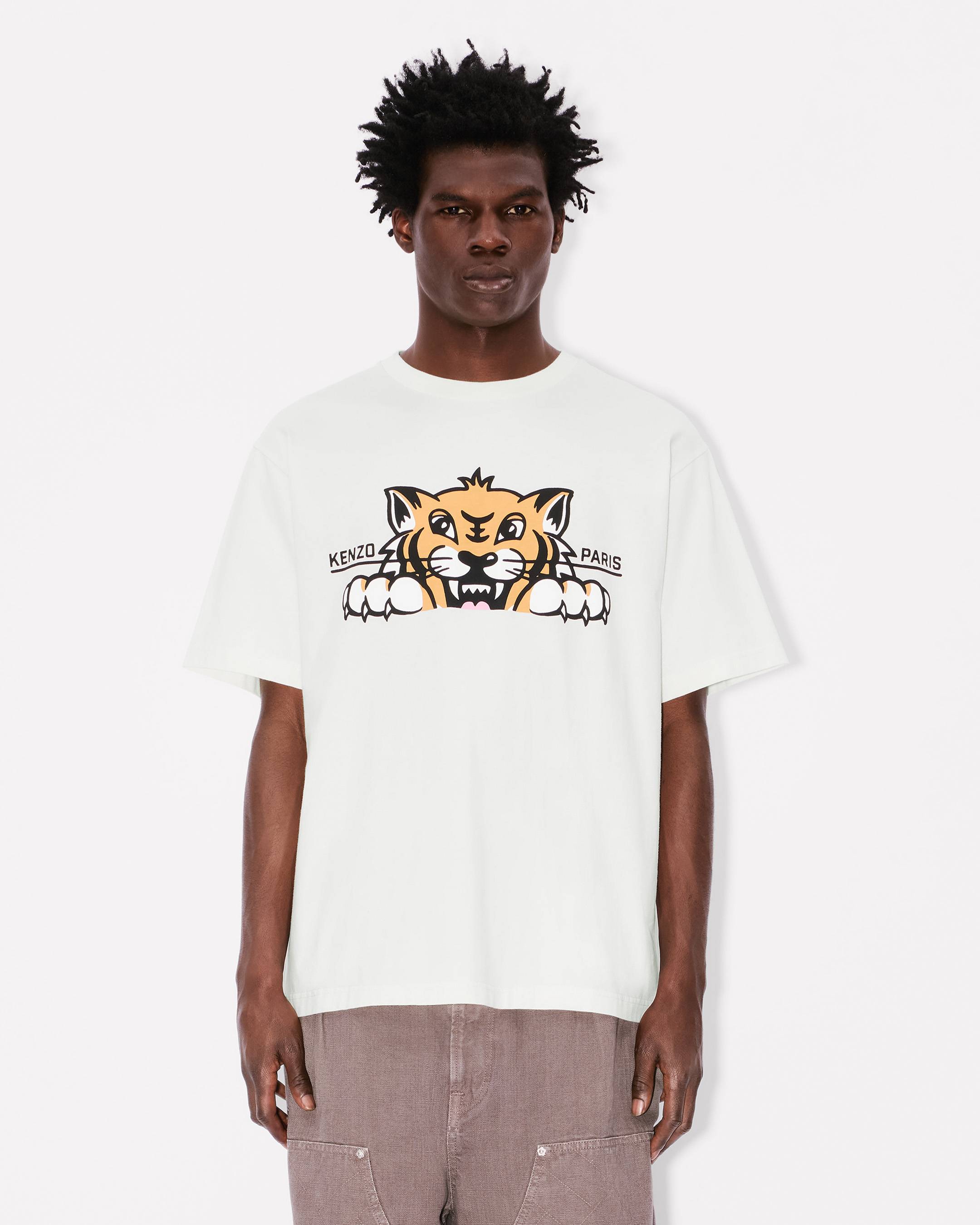 Oversized „KENZO Happy Tiger“-T-Shirt aus Baumwolle