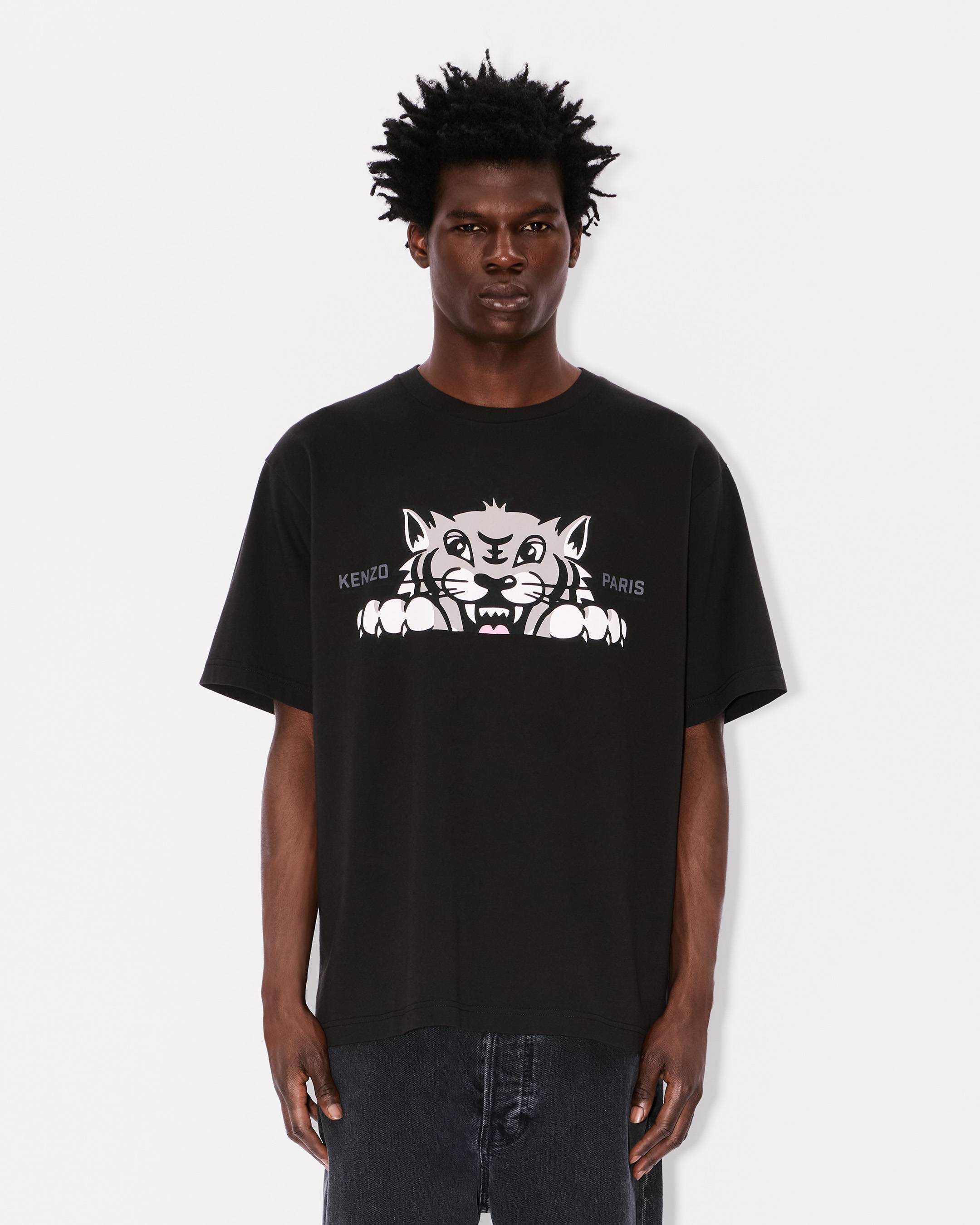 Oversized „KENZO Happy Tiger“-T-Shirt aus Baumwolle