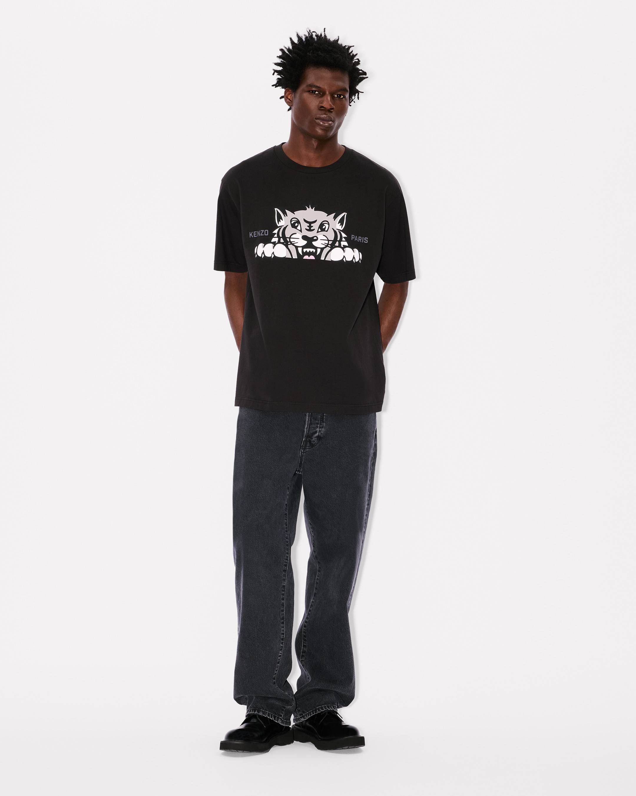 Oversized „KENZO Happy Tiger“-T-Shirt aus Baumwolle