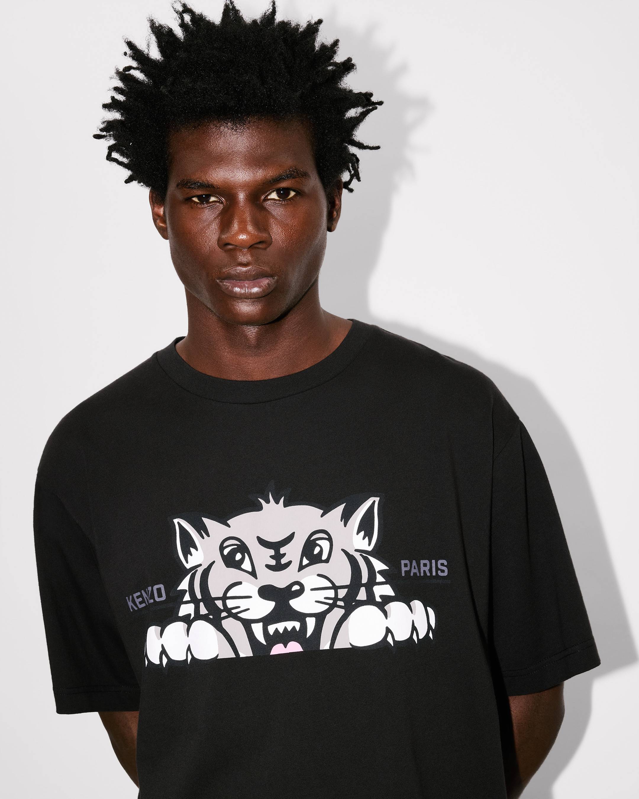 'KENZO Happy Tiger' oversized T-shirt cotton