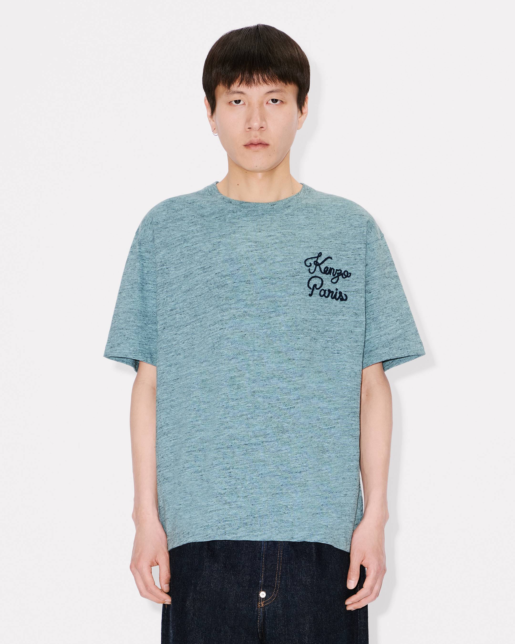 'KENZO Paris Chainstitch' embroidered T-shirt in cotton