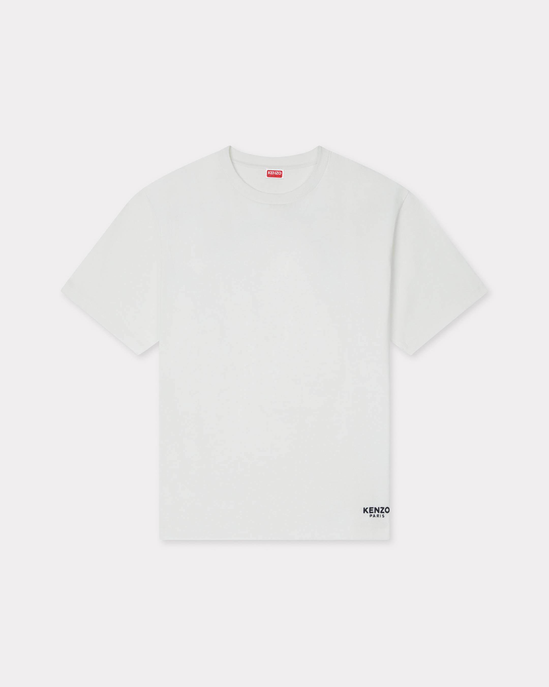 KENZO 'Boke Flower' Embroidered T-shirt In Cotton Off White Mens - Size M