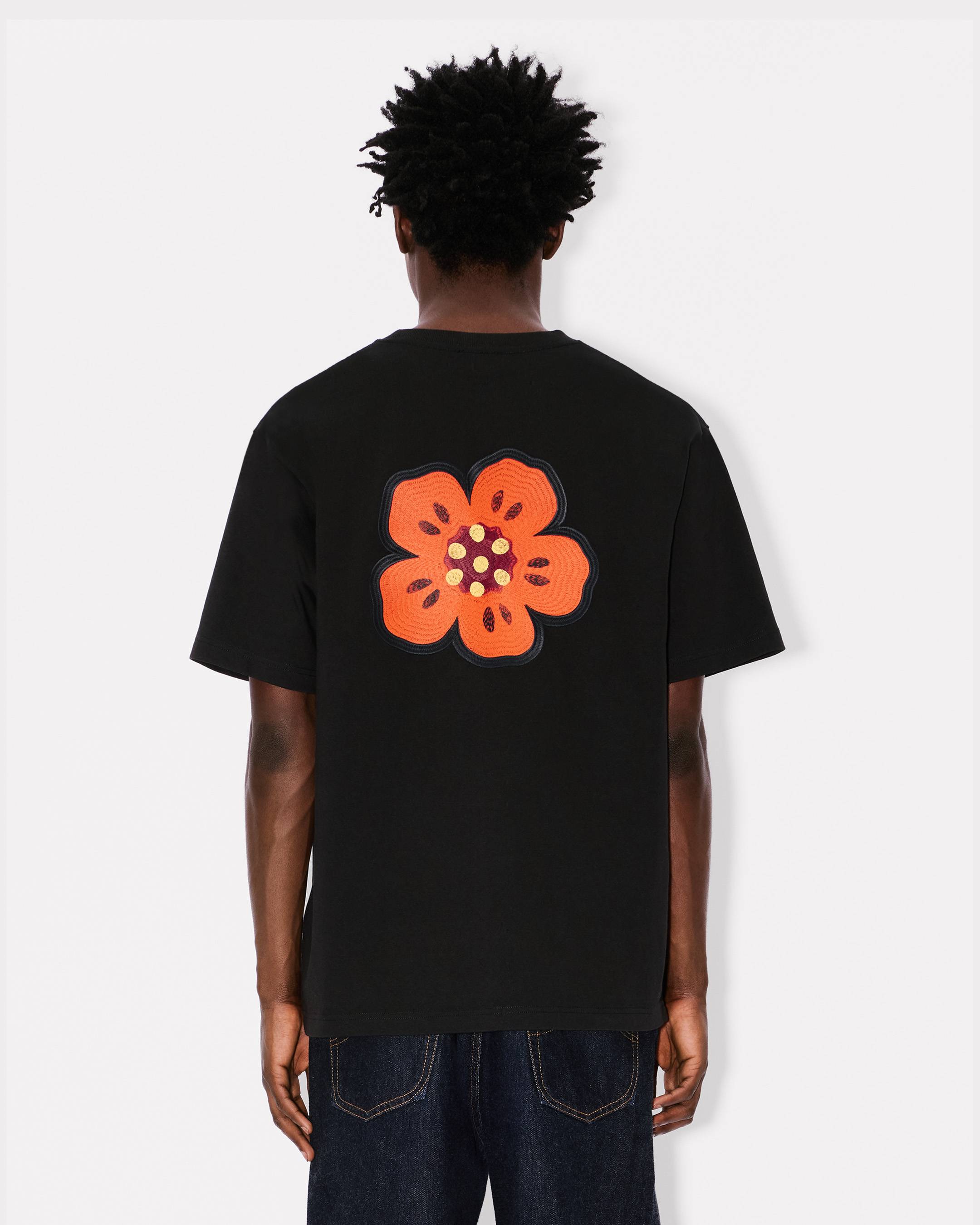 T-shirt brodé 'Boke Flower' en coton