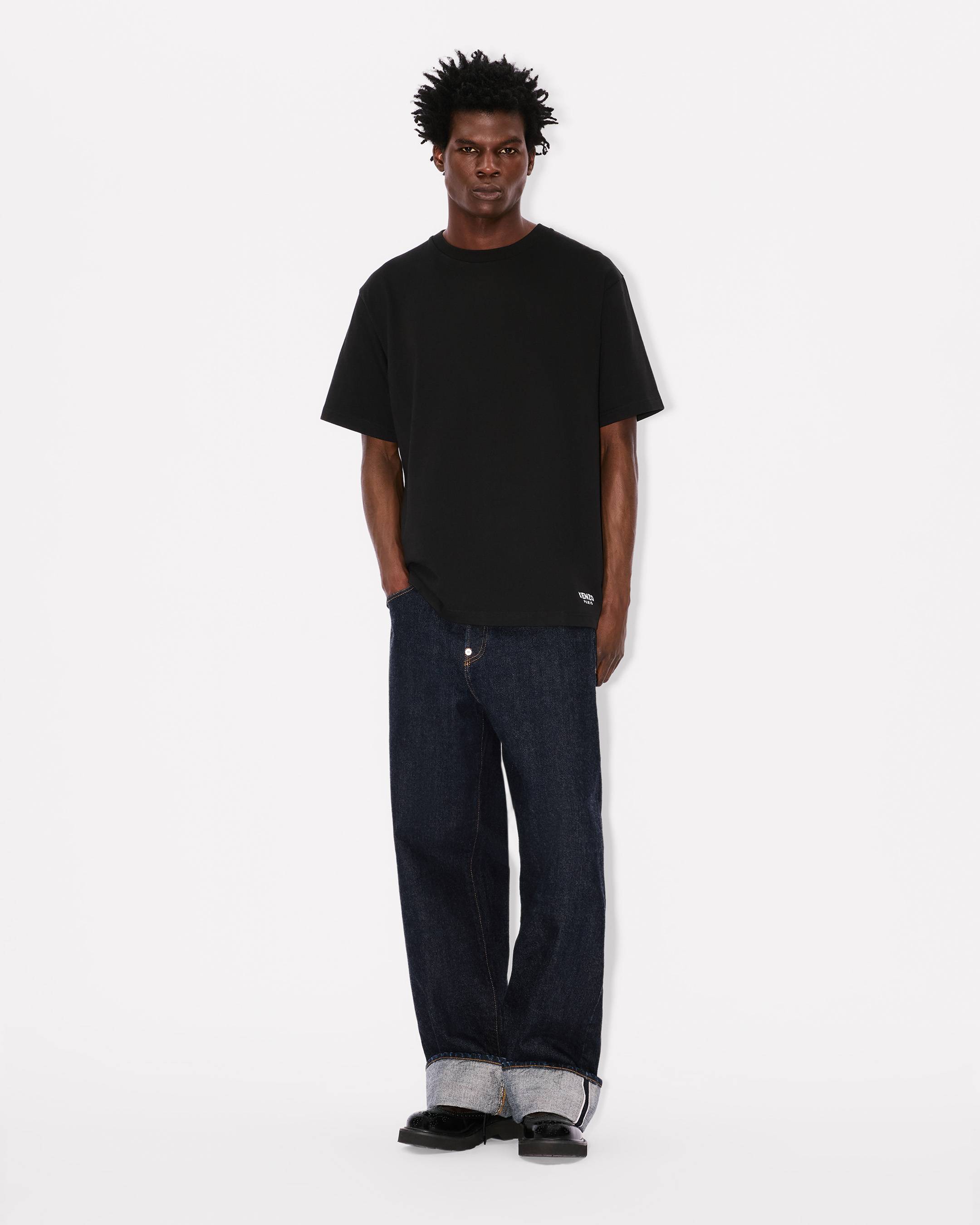 T-shirt brodé 'Boke Flower' en coton