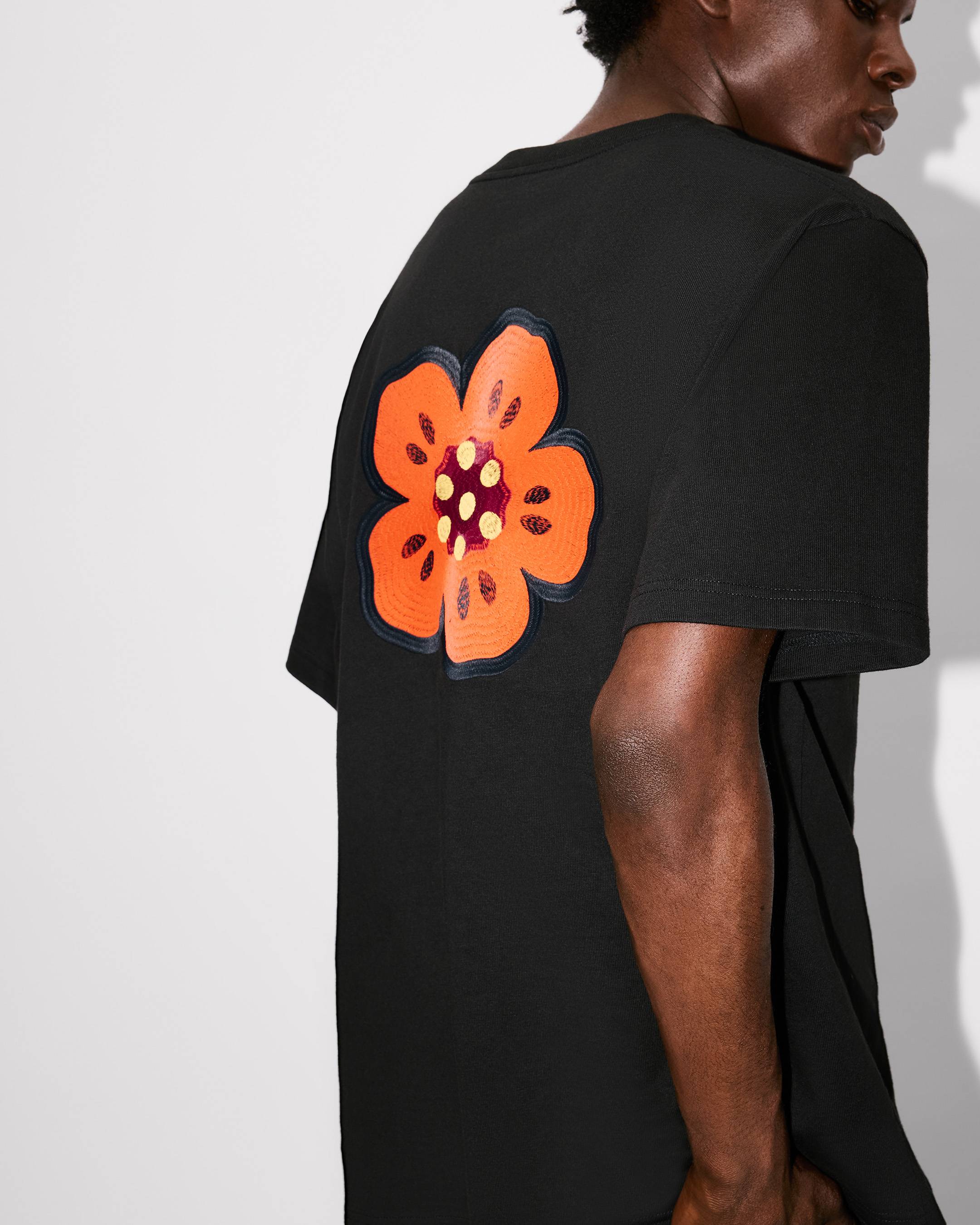 T-shirt brodé 'Boke Flower' en coton
