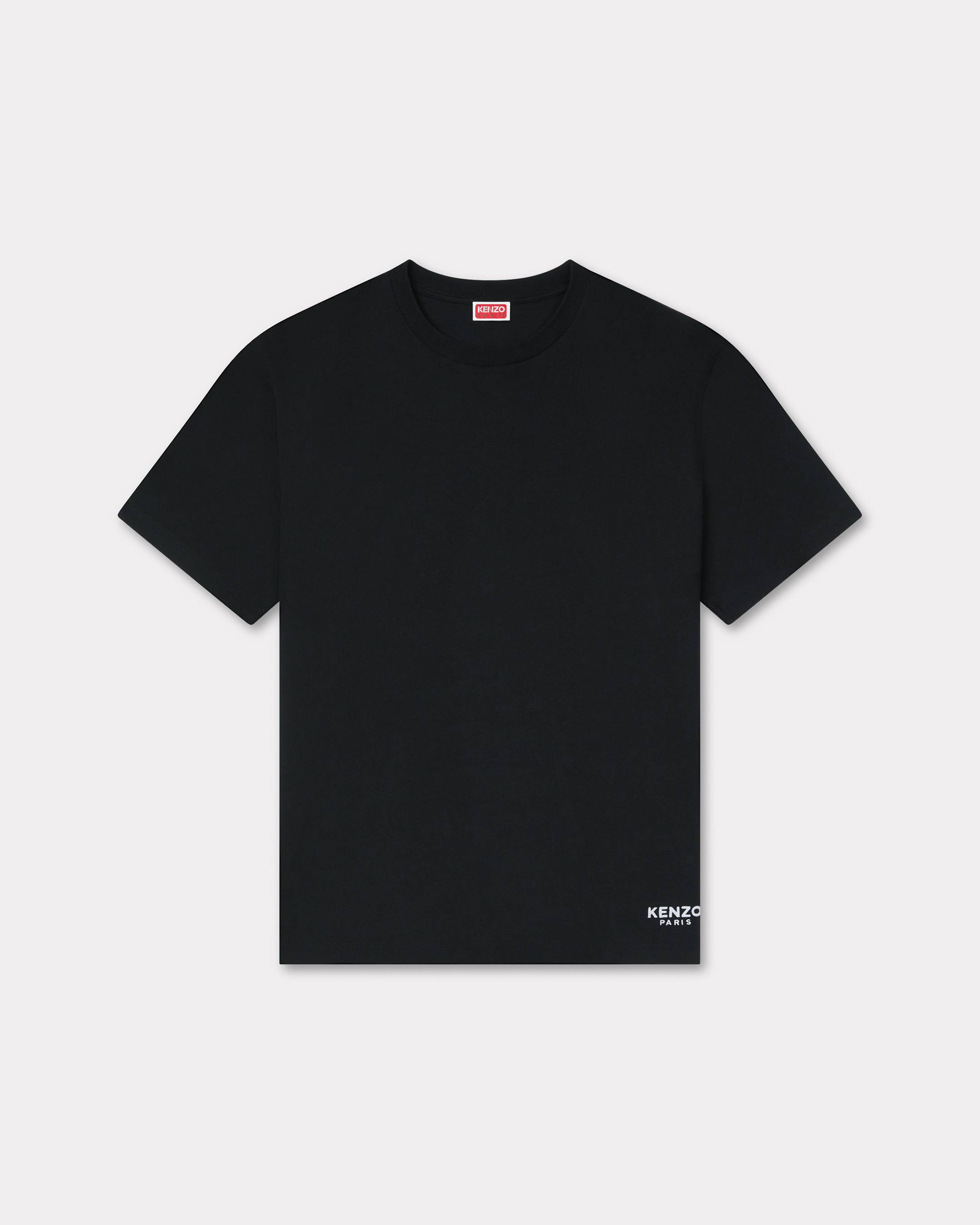KENZO 'Boke Flower' Embroidered T-shirt , Man, Black, Size Xxl, Cotton