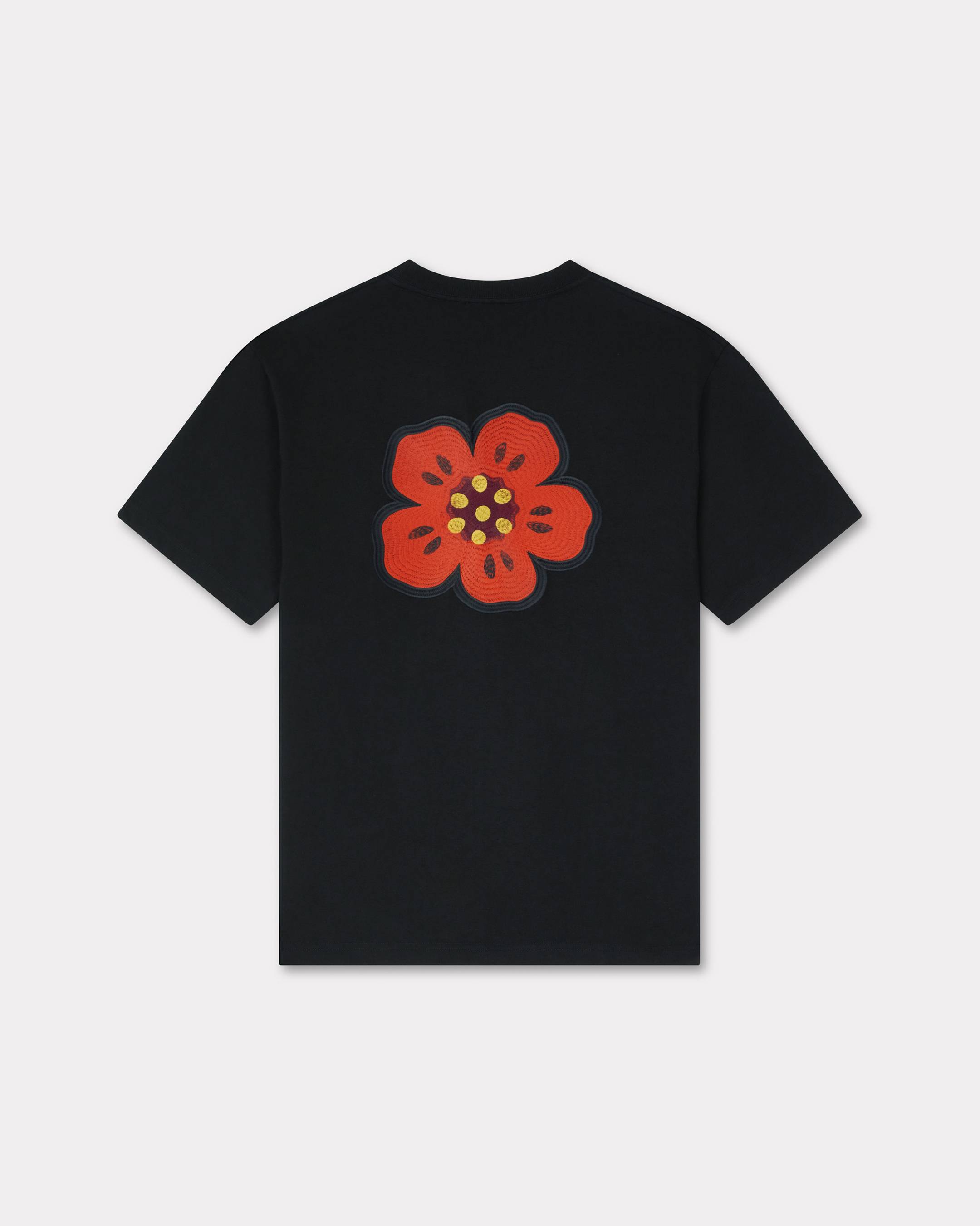T-shirt brodé 'Boke Flower' en coton
