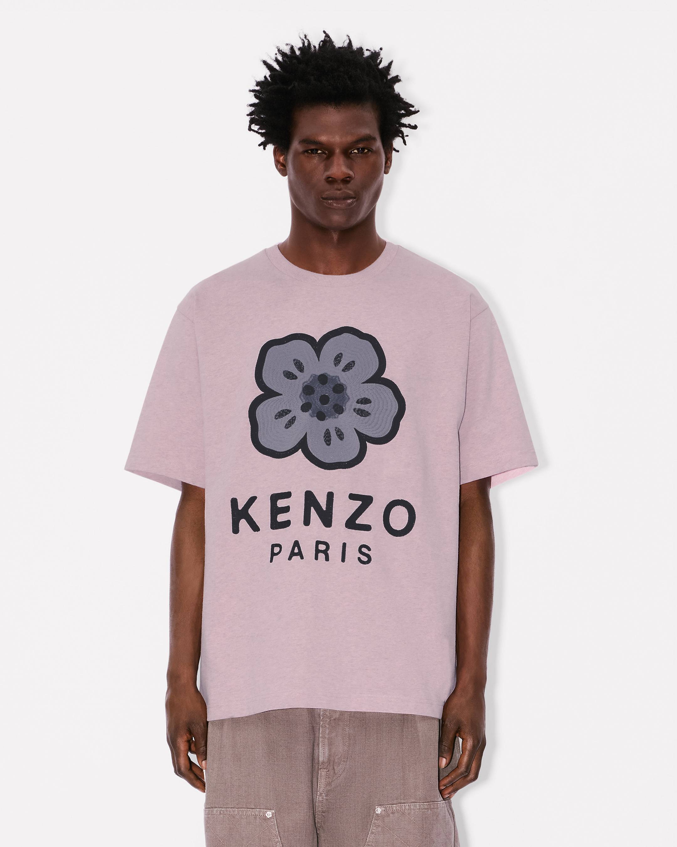 'Boke Flower' embroidered oversized T-shirt in cotton