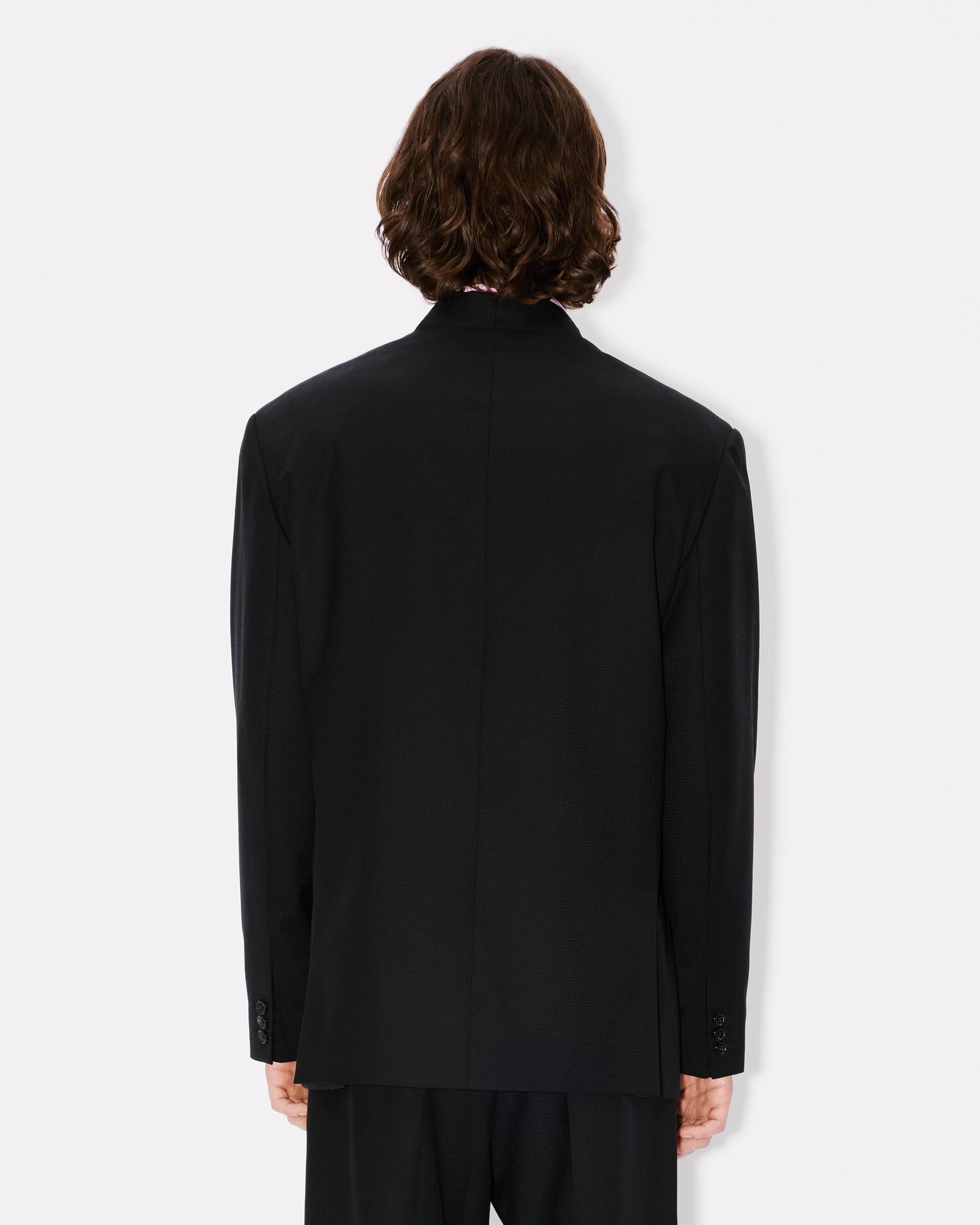 'KENZO Weave' kimono tailored jacket in wool jacquard