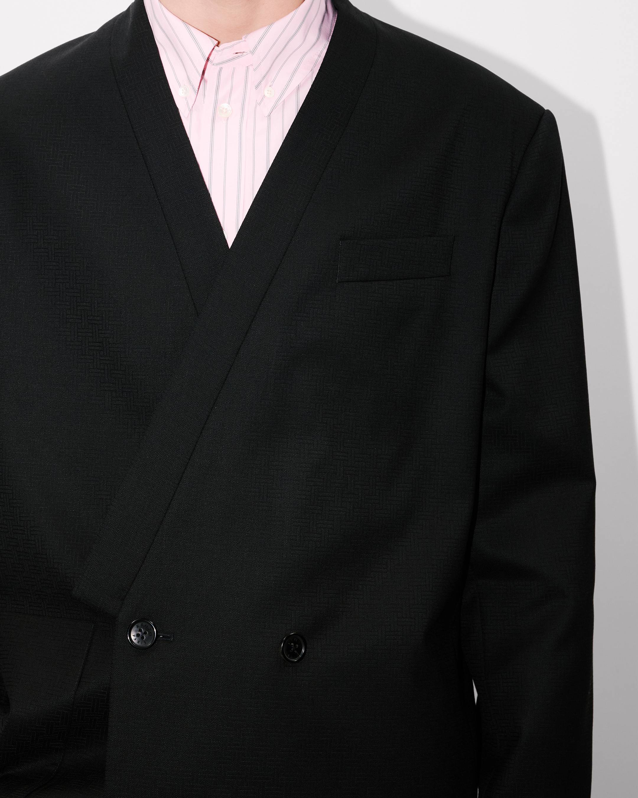 'KENZO Weave' kimono tailored jacket in wool jacquard