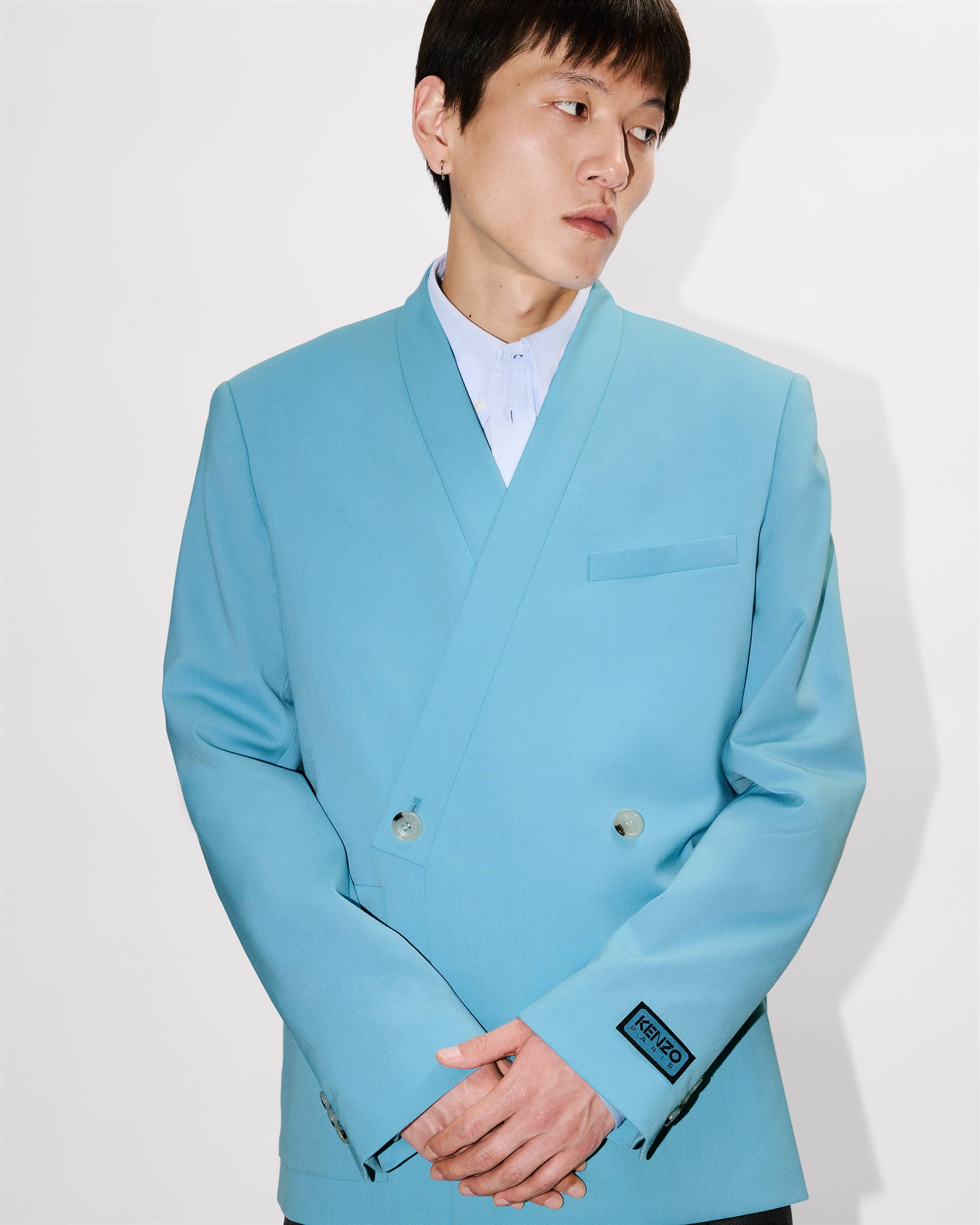 Adjusted kimono tailored jacket