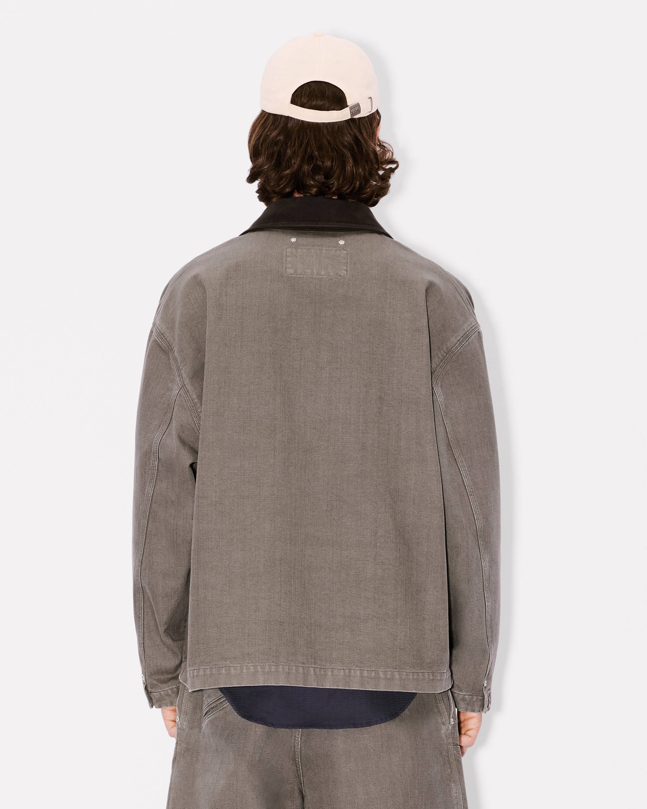 'KENZO Paris Chainstitch' workwear jacket in washed cotton