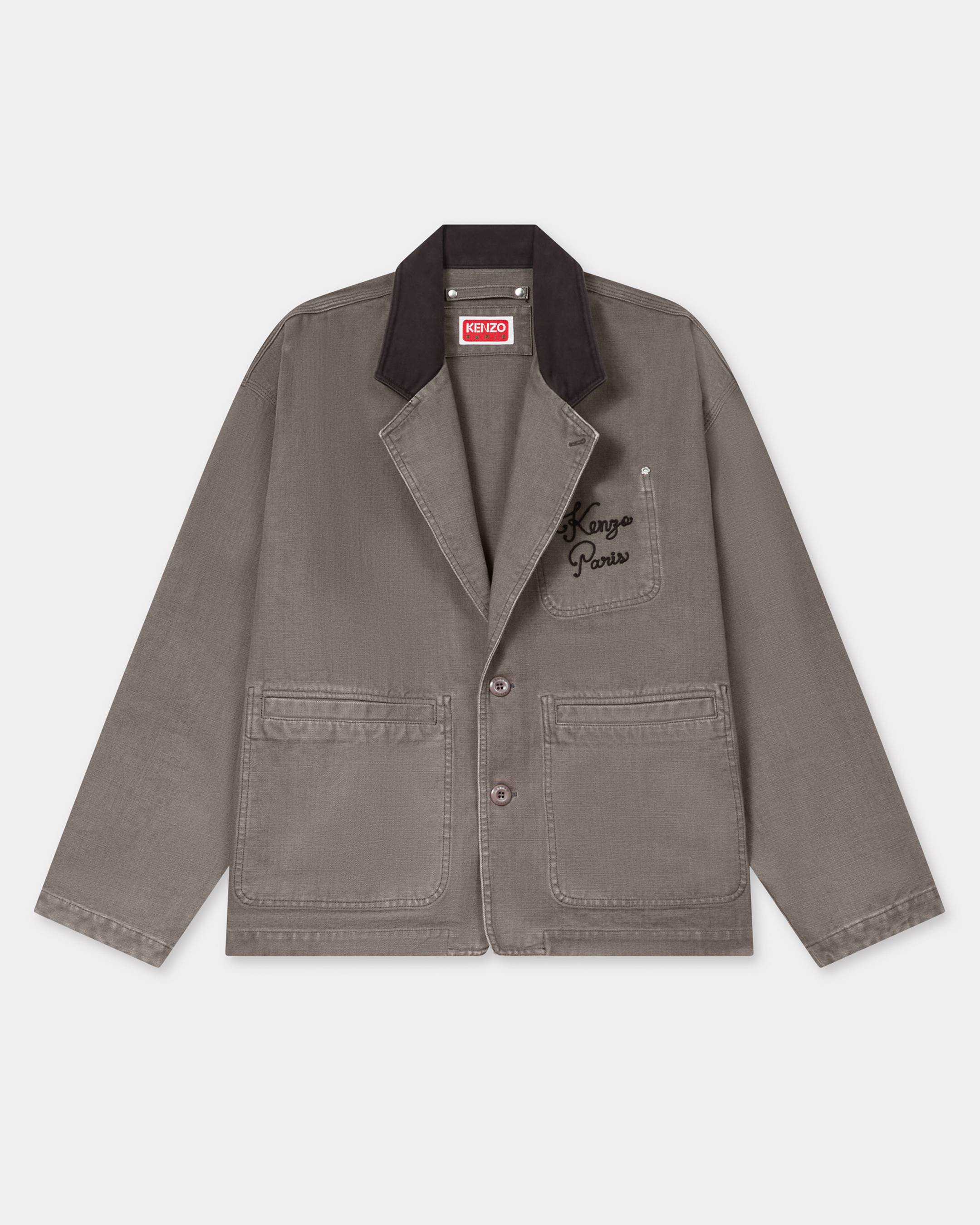 KENZO Paris Chainstitch' workwear jacket in washed cotton