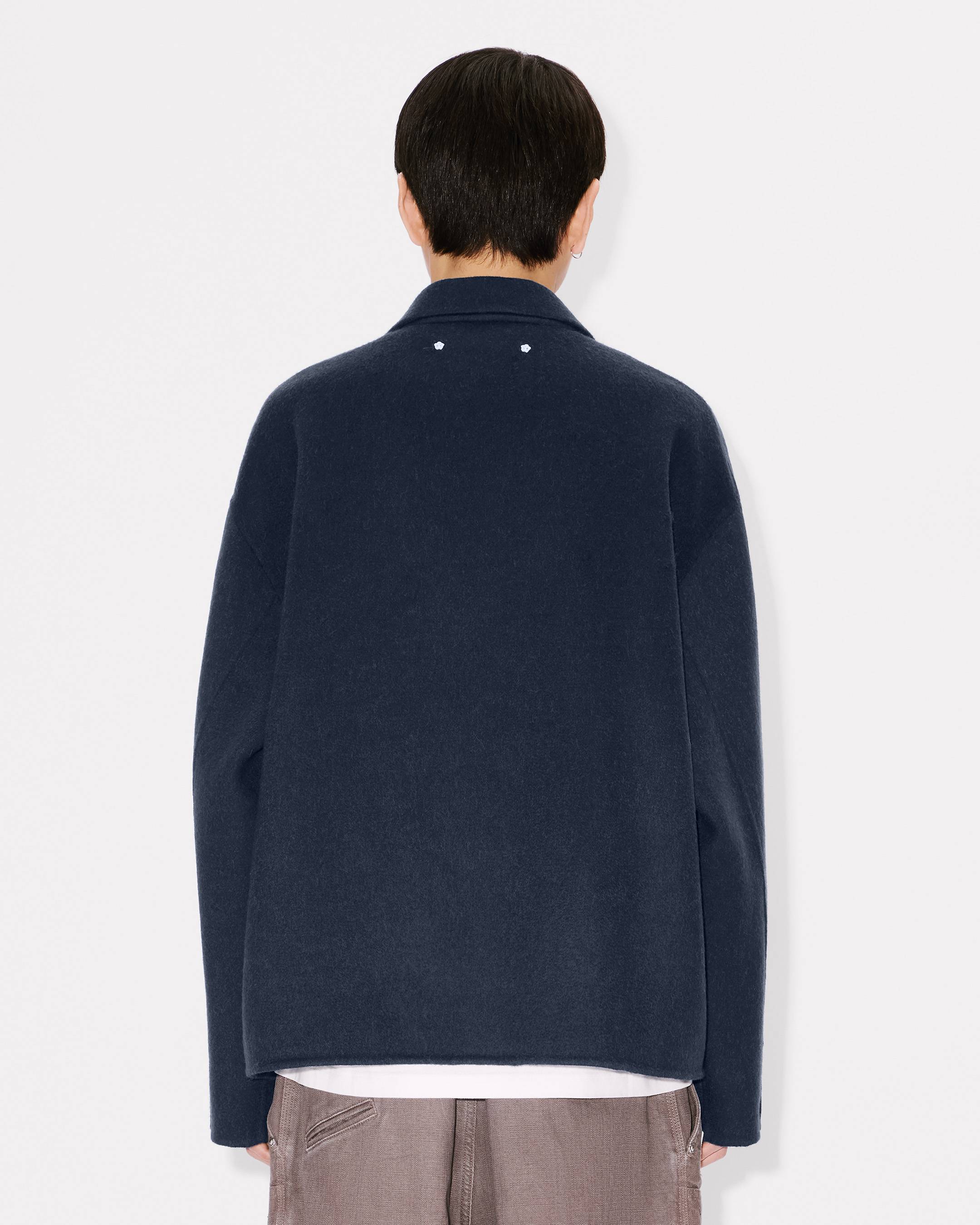 Workwear jacket in wool alpaca