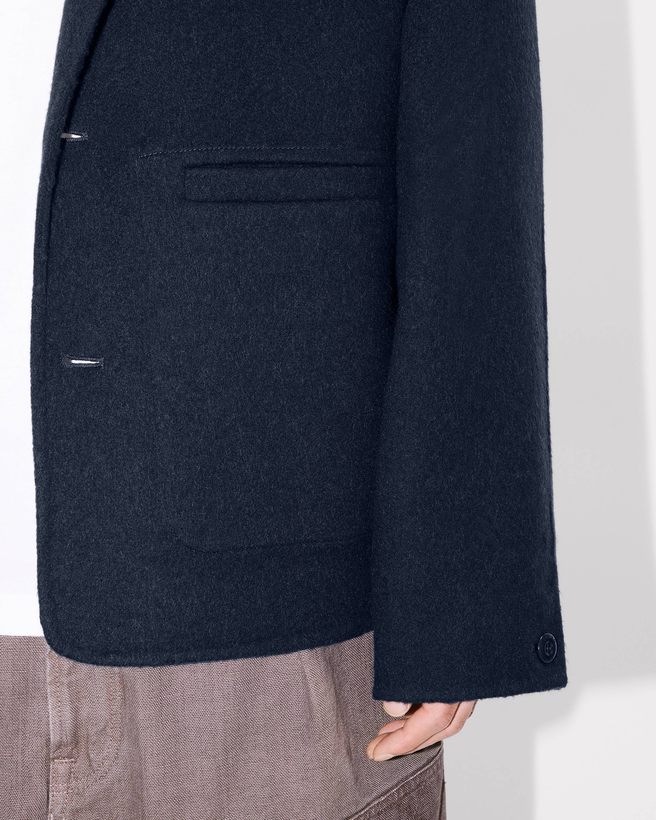 Workwear jacket in wool alpaca