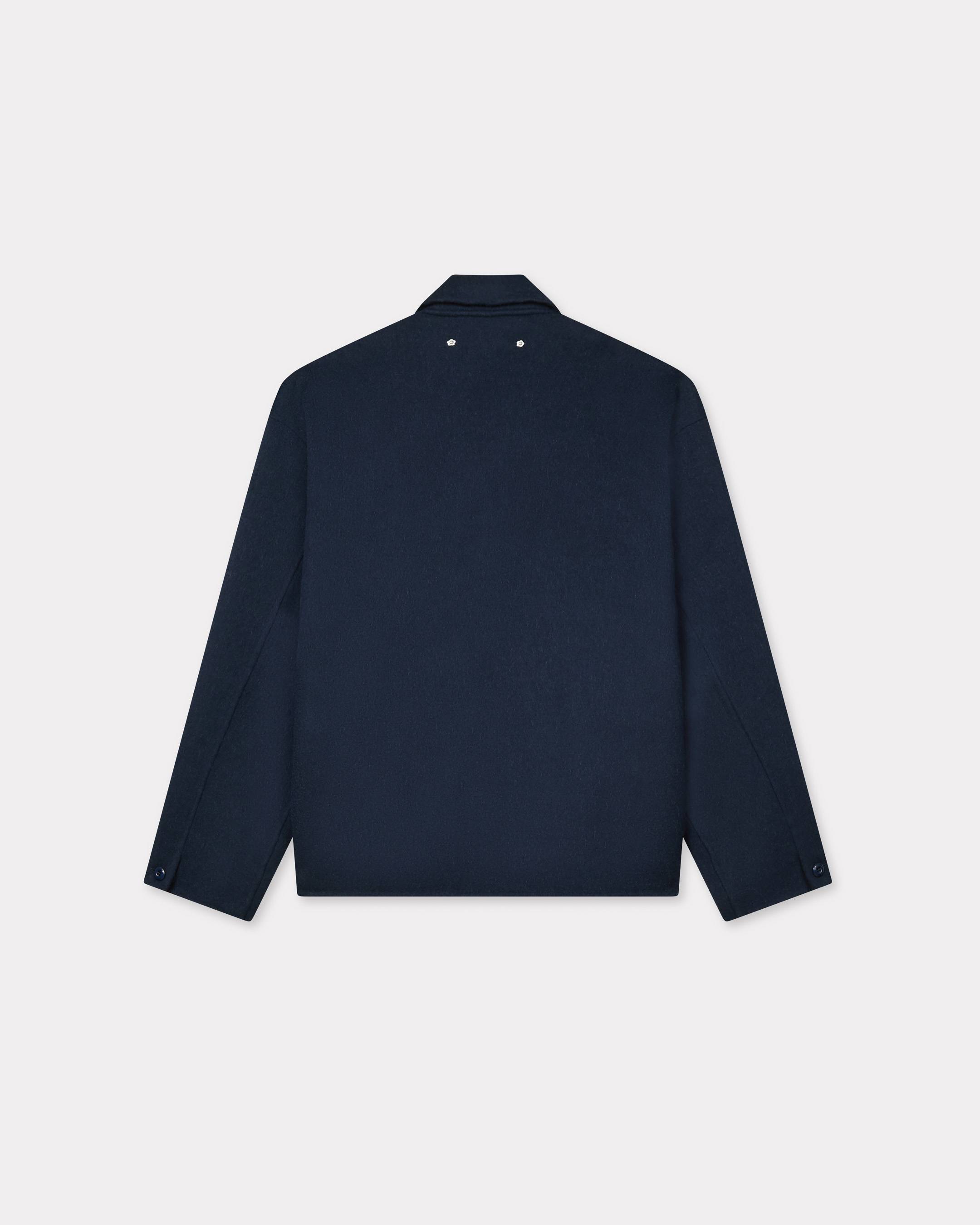 Workwear jacket in wool alpaca