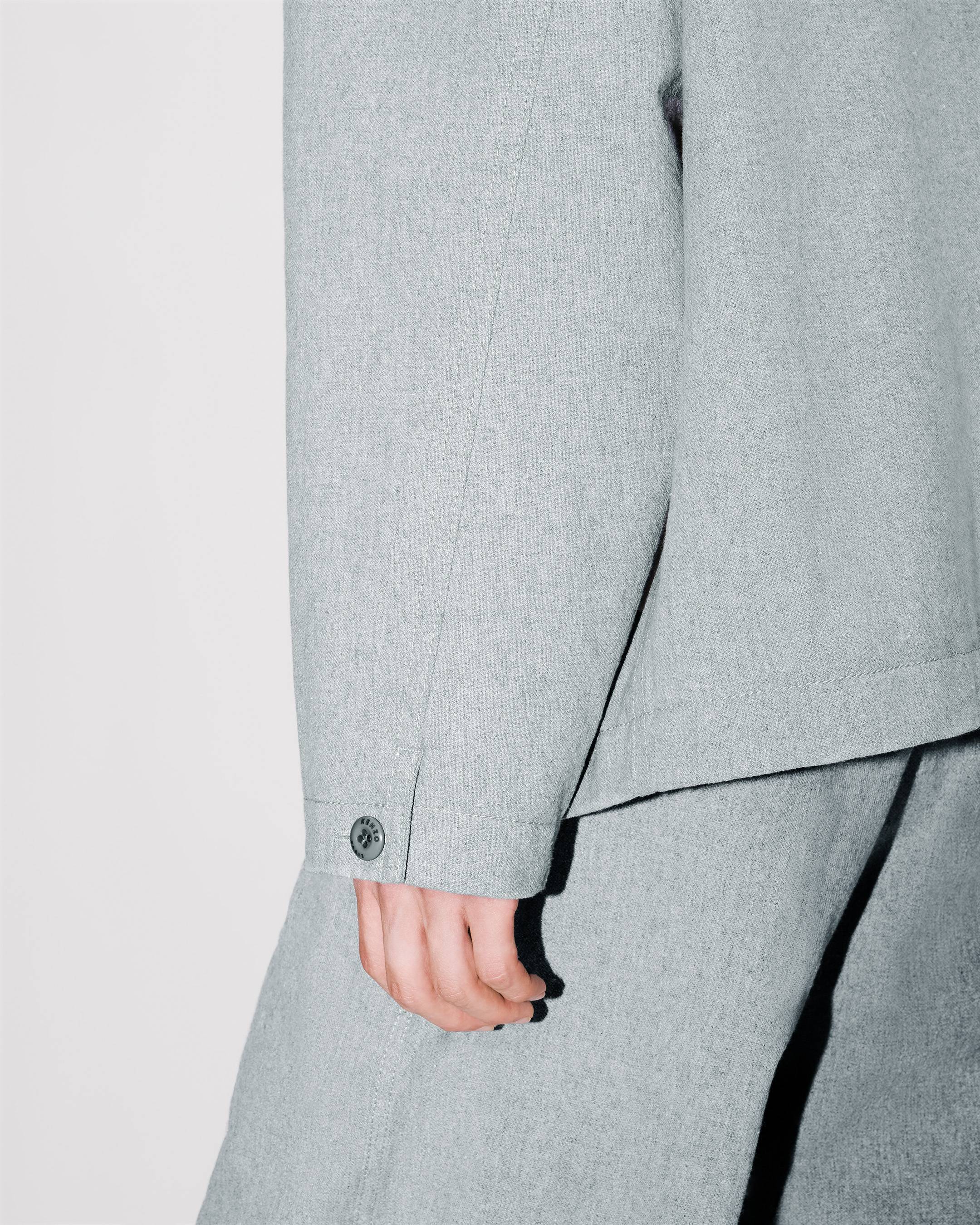 'KENZO Paris Chainstitch' embroidered workwear jacket