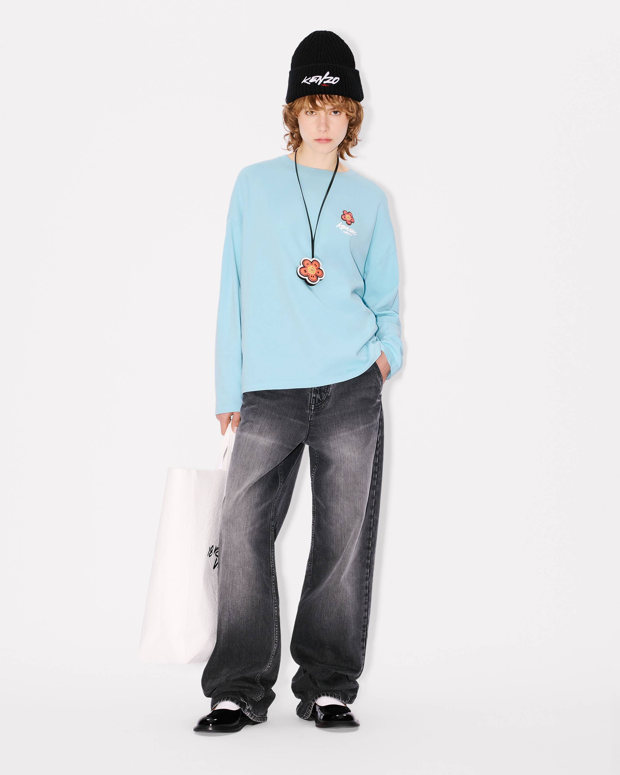 Kenzo x Futura 2000' レザー キーホルダー