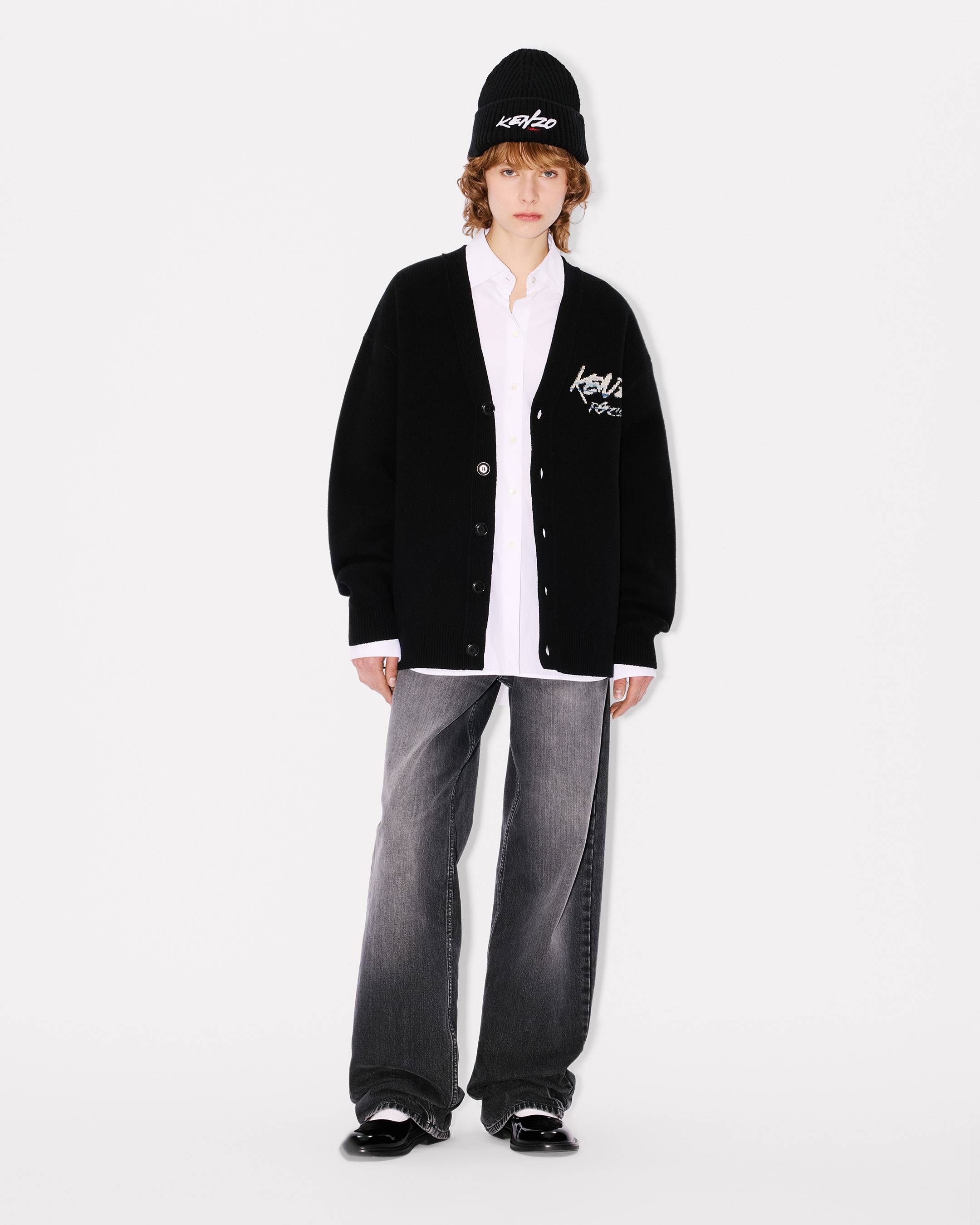 'Kenzo x Futura 2000' genderless cardigan in wool