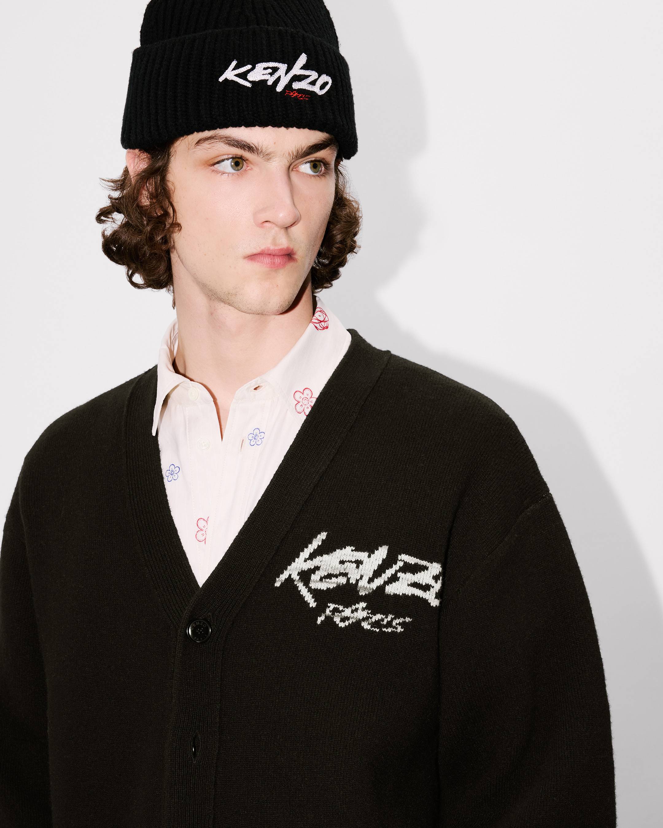 'Kenzo x Futura 2000' genderless cardigan in wool