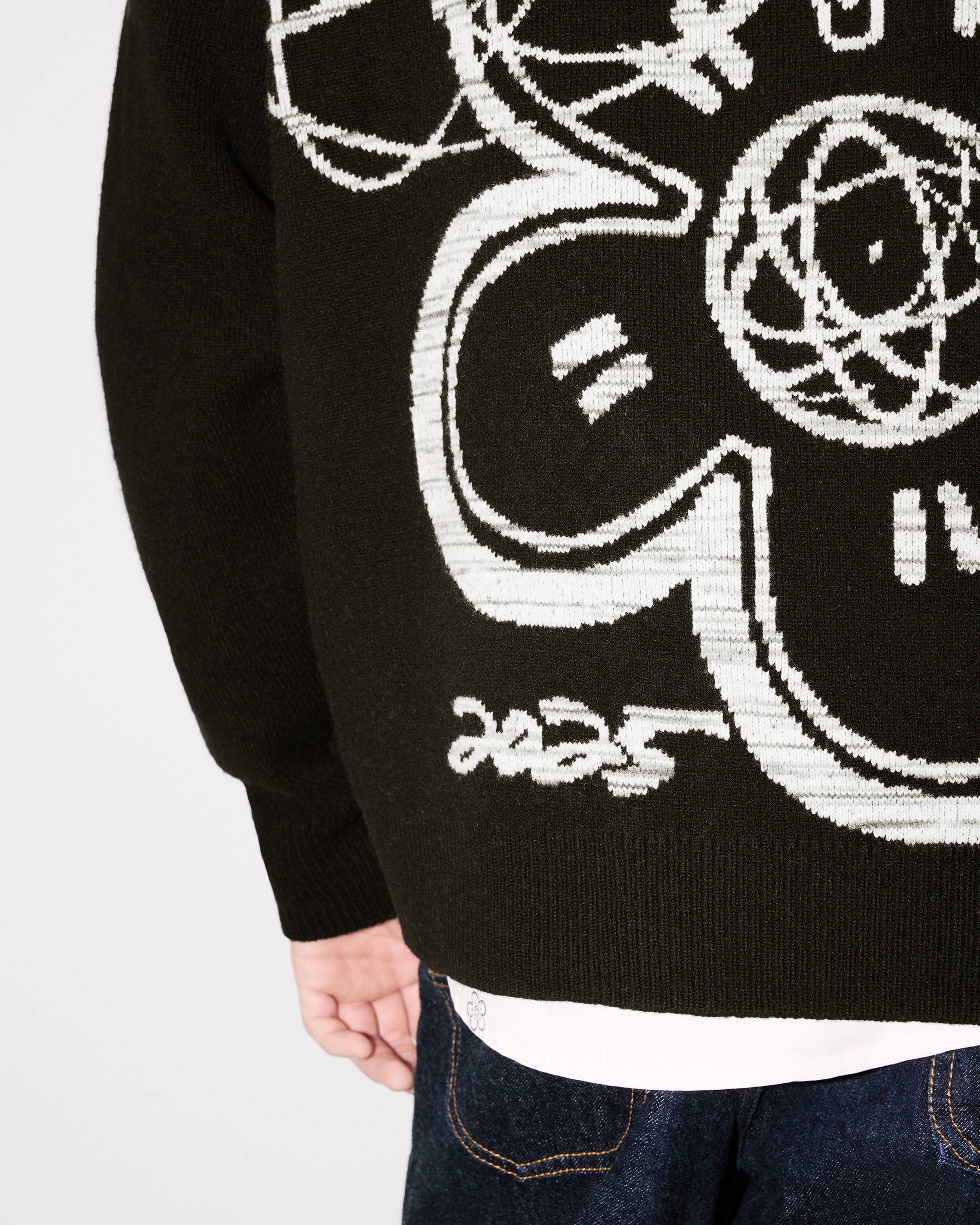 'Kenzo x Futura 2000' genderless cardigan in wool