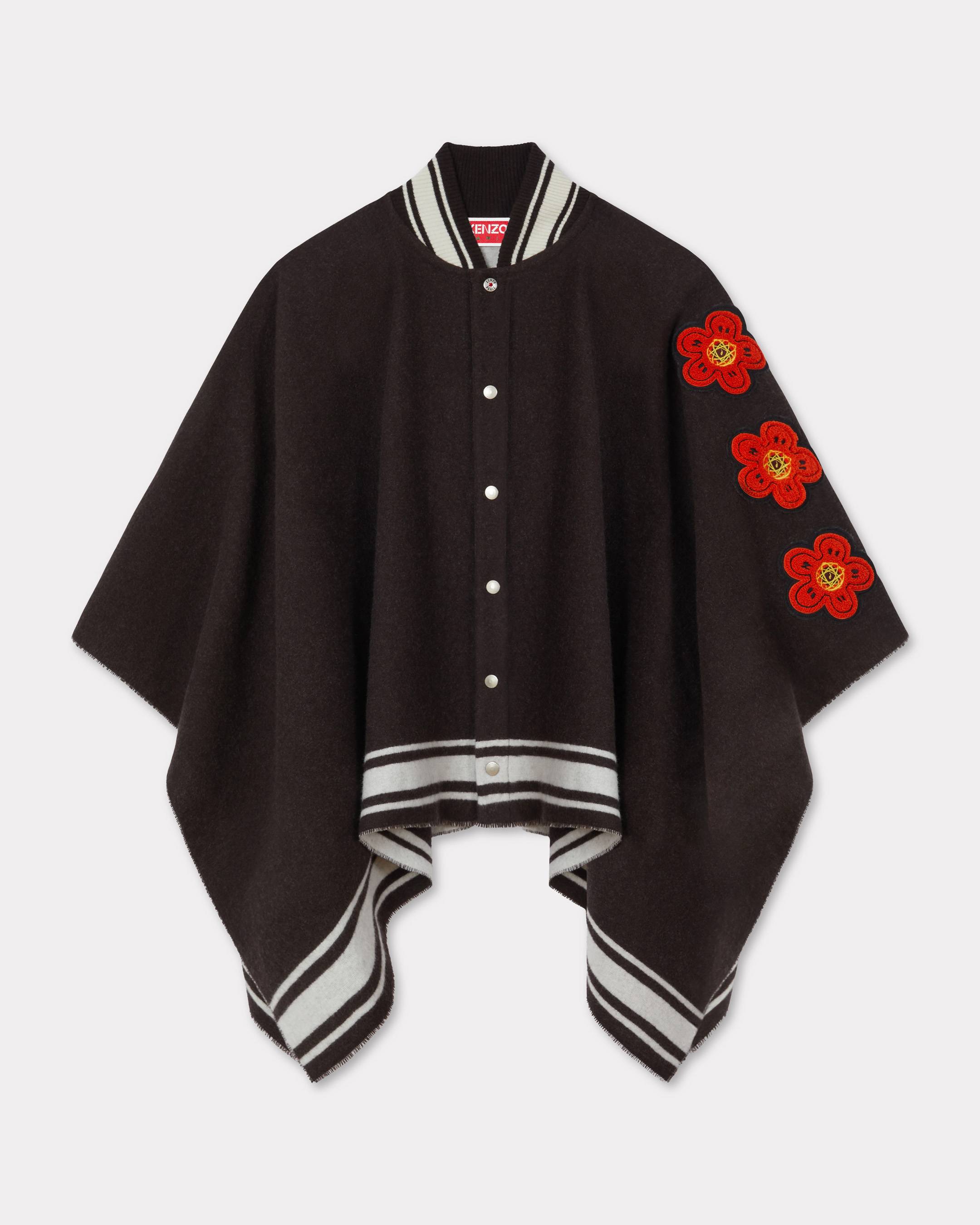 KENZO 'KENZO x Futura 2000' Poncho, Man, Brown, Wool