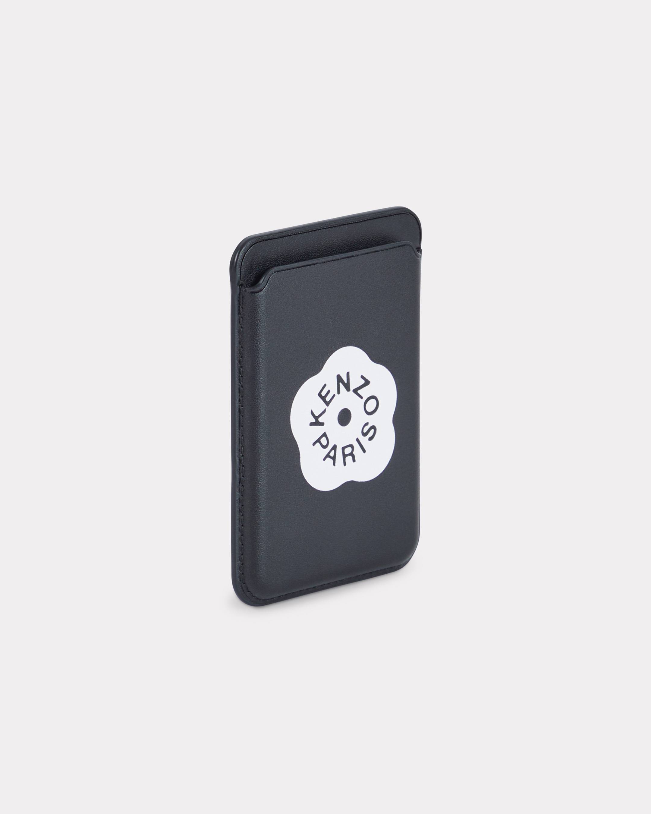KENZO 'Boke Flower 2.0' Magsafe Card Holder Black- Mens - One Size