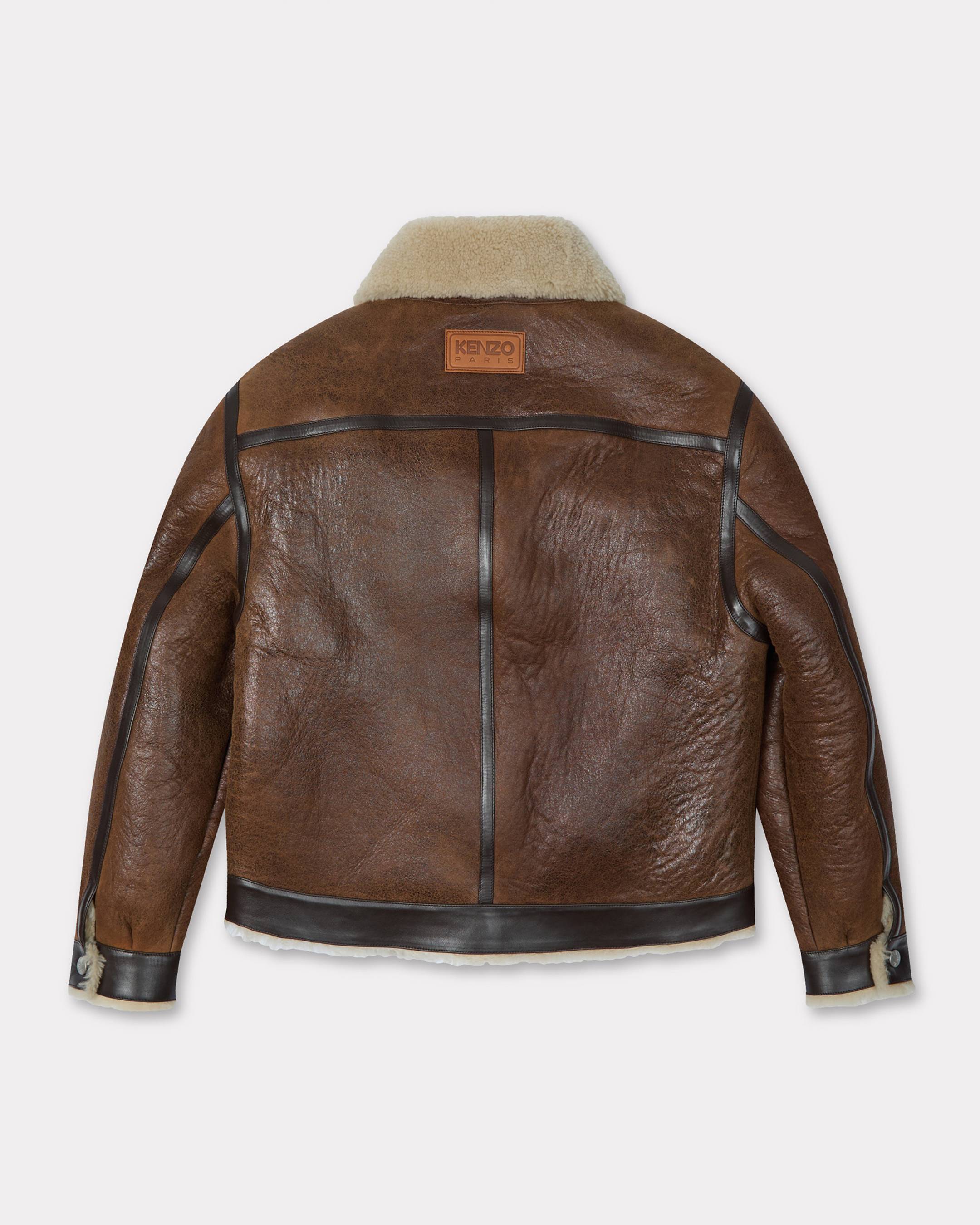 Genderless shearling trucket jacket