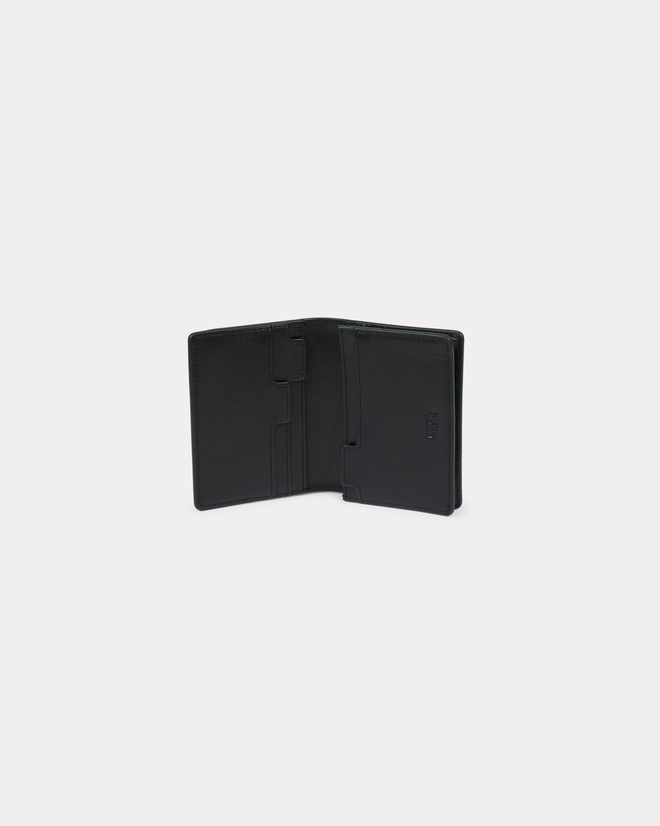 'KENZO Tab' card holder in leather