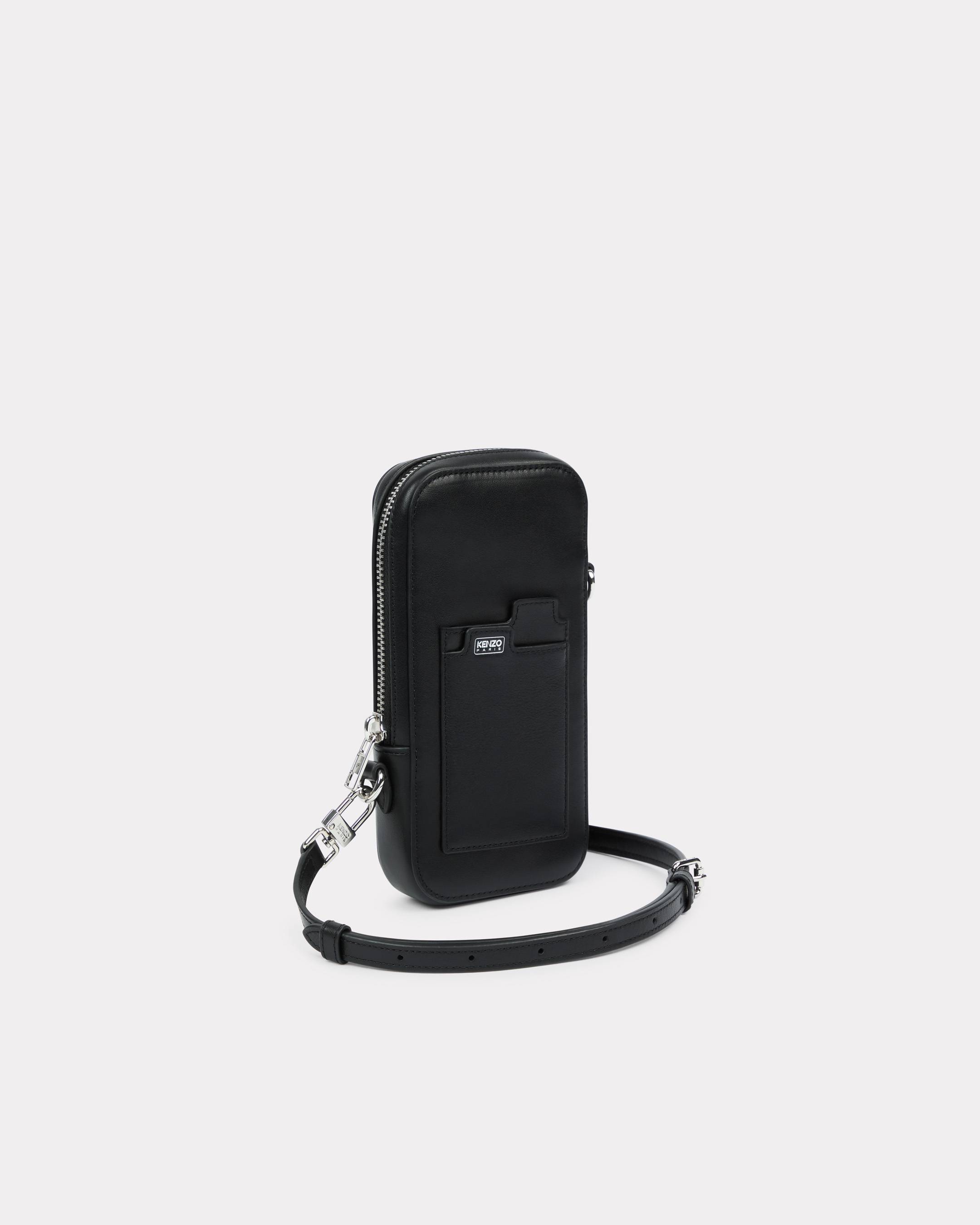 'KENZO Tab' phone holder in leather