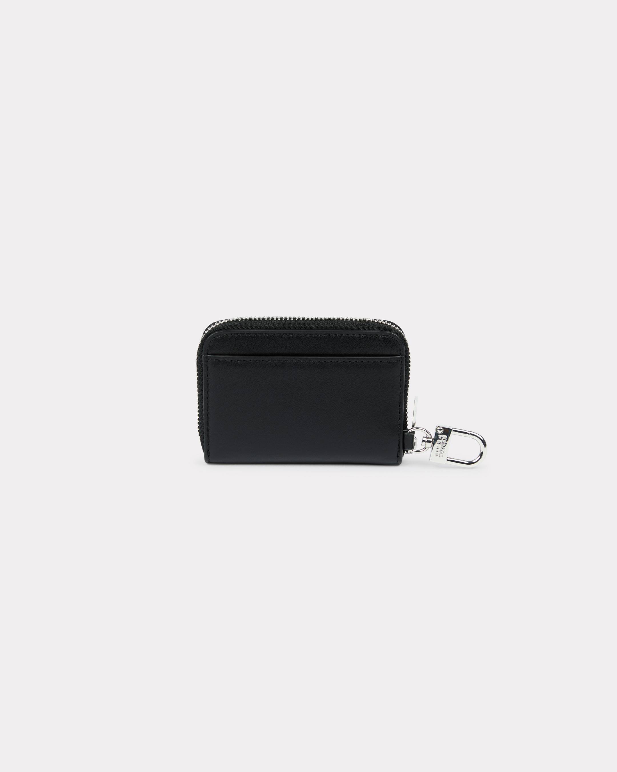 'KENZO Tab' key holder in leather