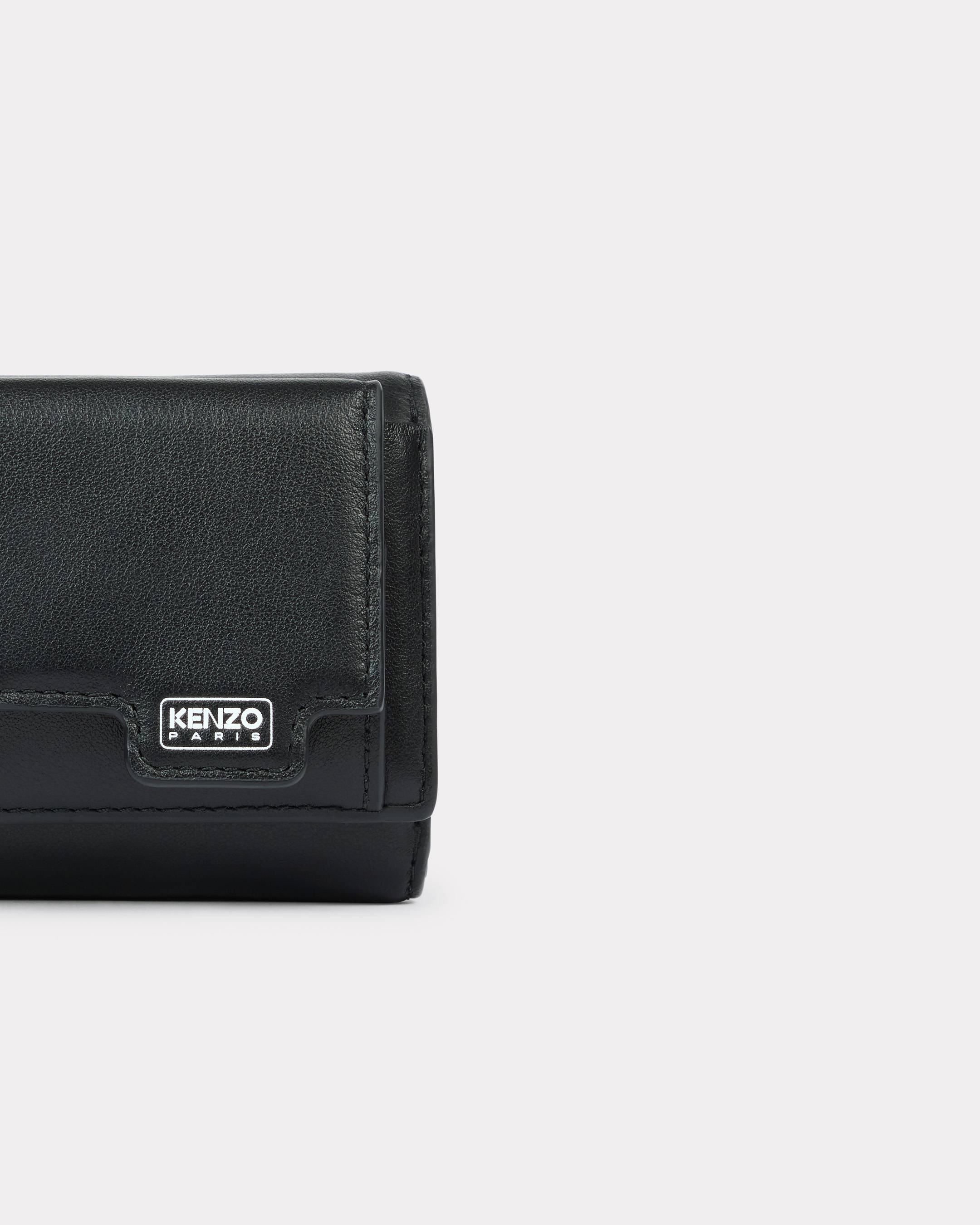 Portefeuille à trois volets 'KENZO Tab' en cuir