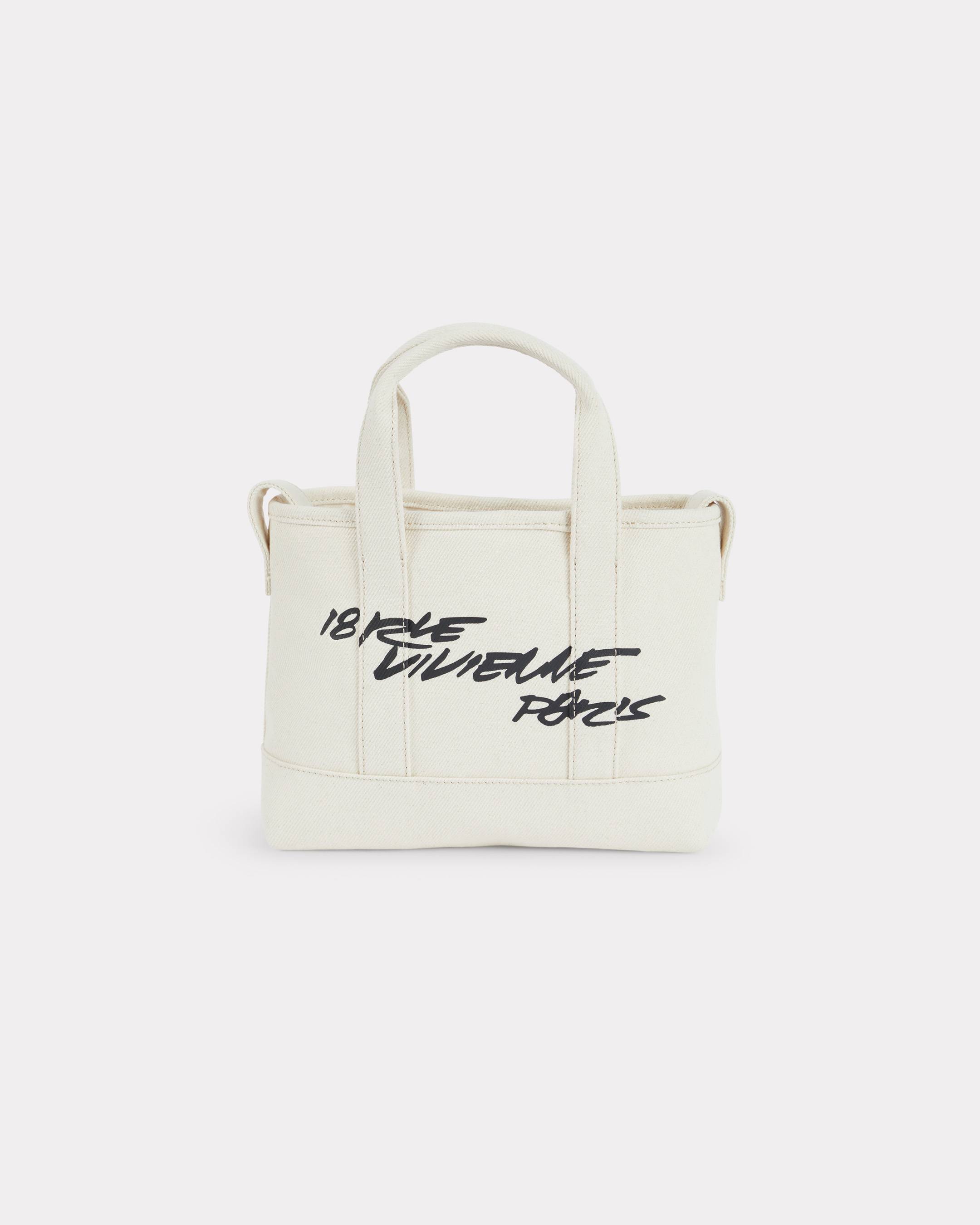 'Kenzo x Futura 2000' small tote bag 'Kenzo Utility' in canvas
