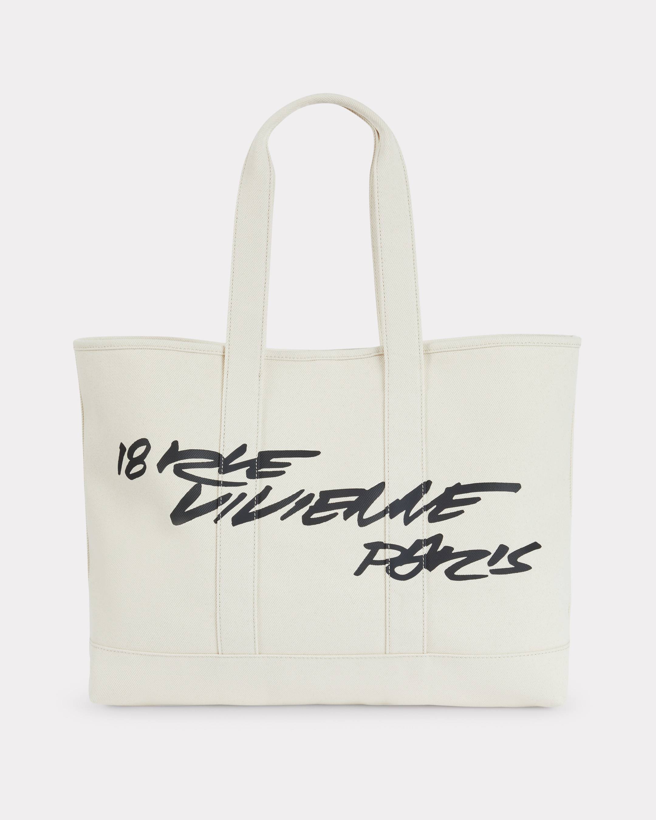 'Kenzo x Futura 2000' large tote bag 'Kenzo Utility' in canvas