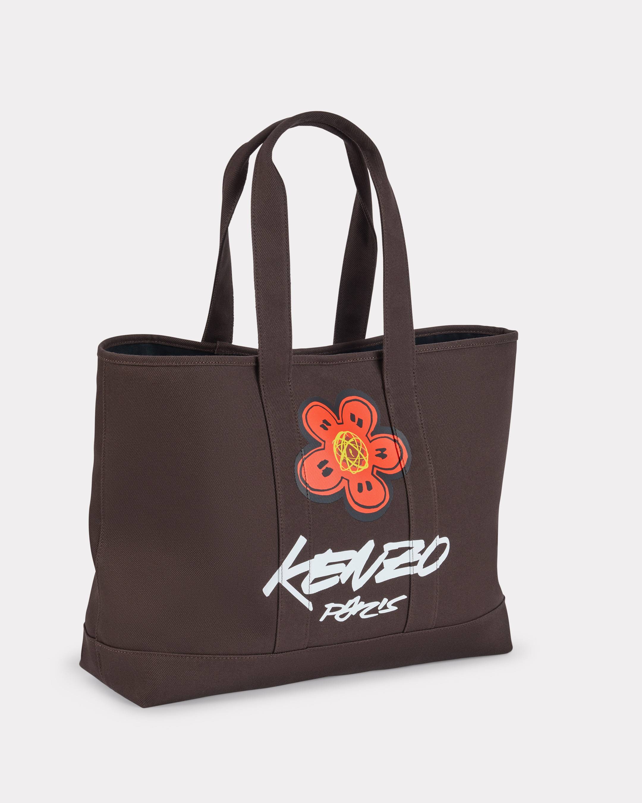 'Kenzo x Futura 2000' large tote bag 'Kenzo Utility' in canvas