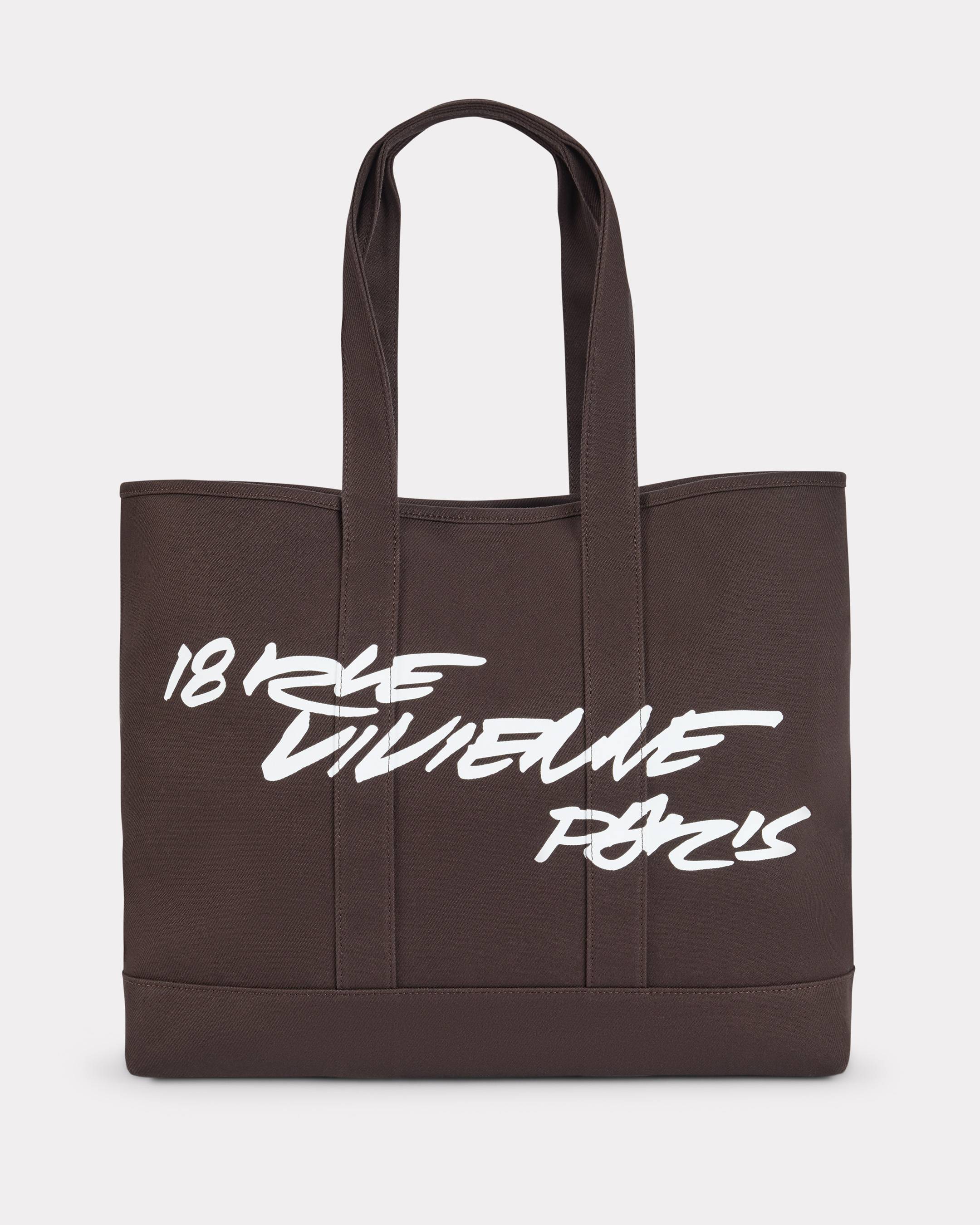 'Kenzo x Futura 2000' large tote bag 'Kenzo Utility' in canvas