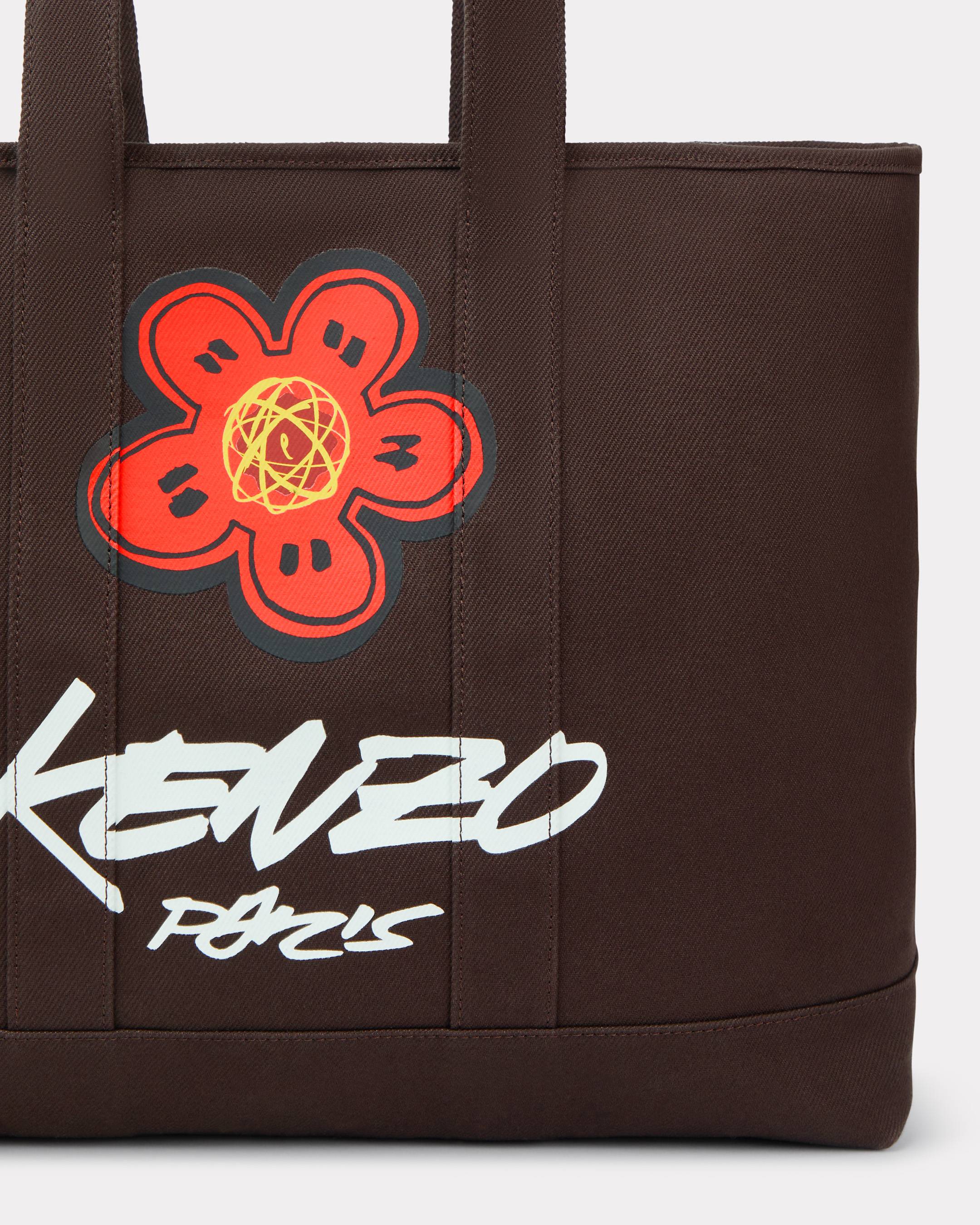 'Kenzo x Futura 2000' large tote bag 'Kenzo Utility' in canvas