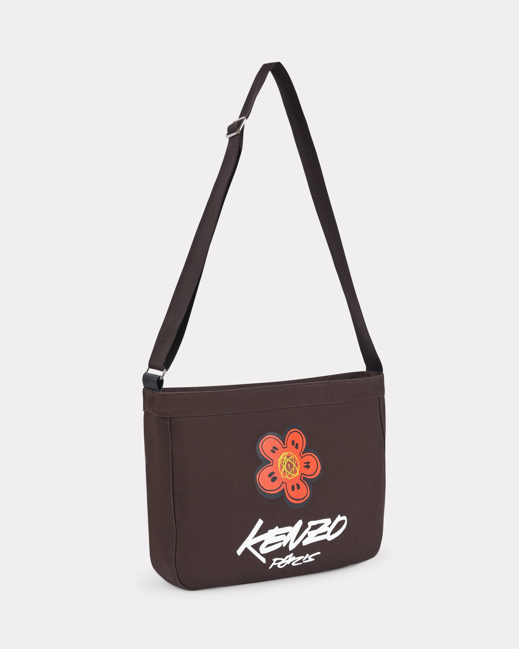 'Kenzo x Futura 2000' large crossbody bag 'Kenzo Utility' in canvas
