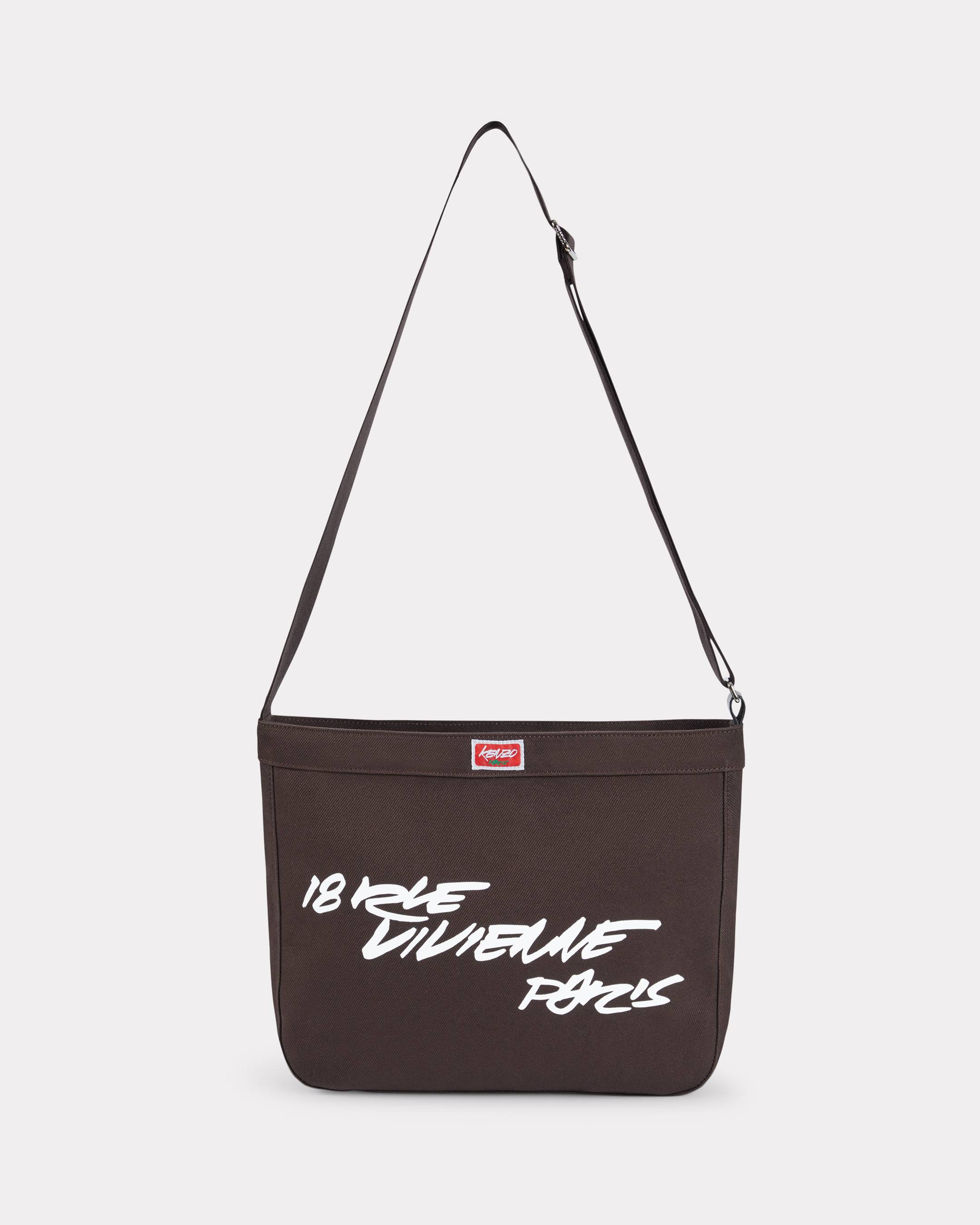 'Kenzo x Futura 2000' large crossbody bag 'Kenzo Utility' in canvas