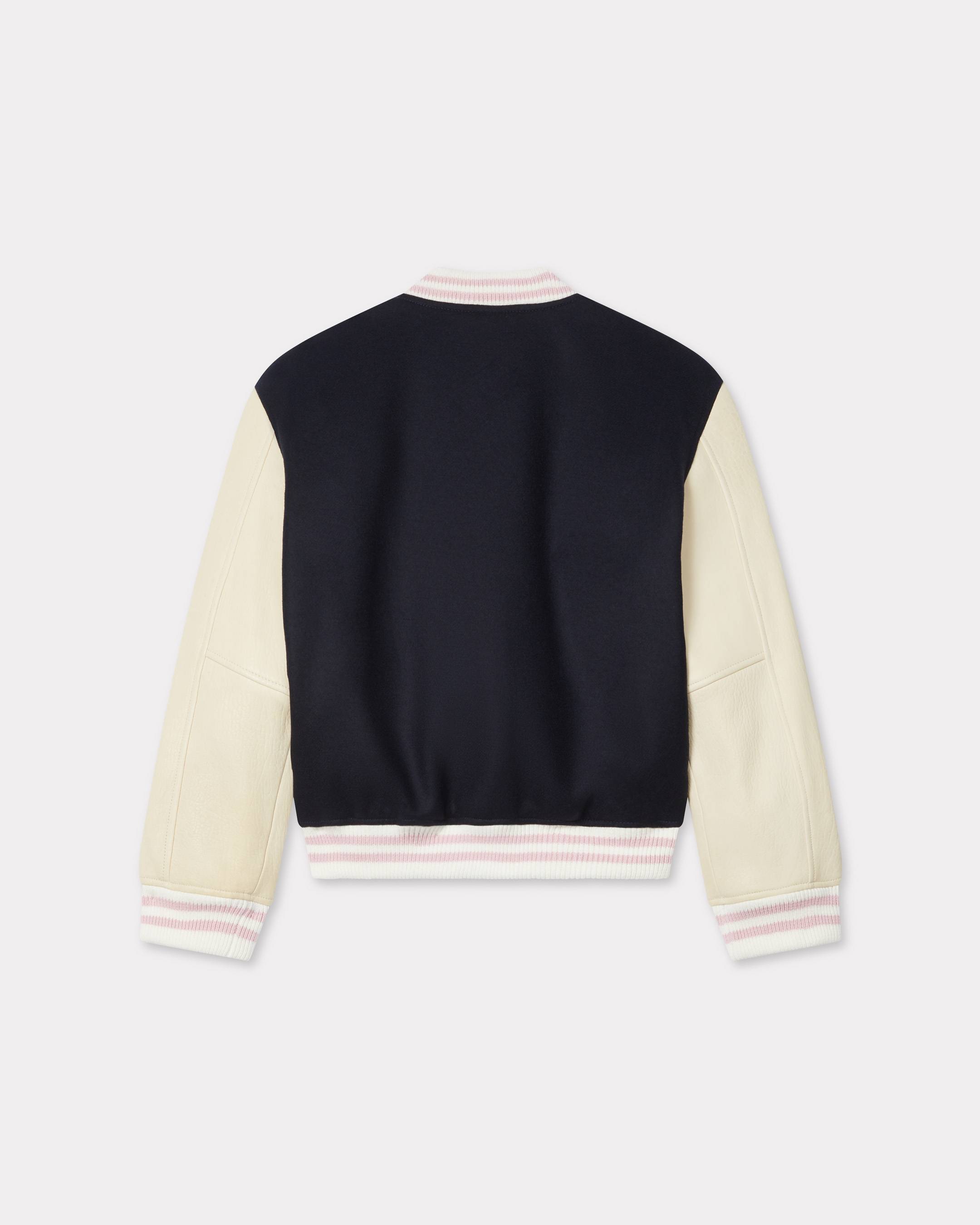'KENZO Badges' oversized varsity blouson in wool