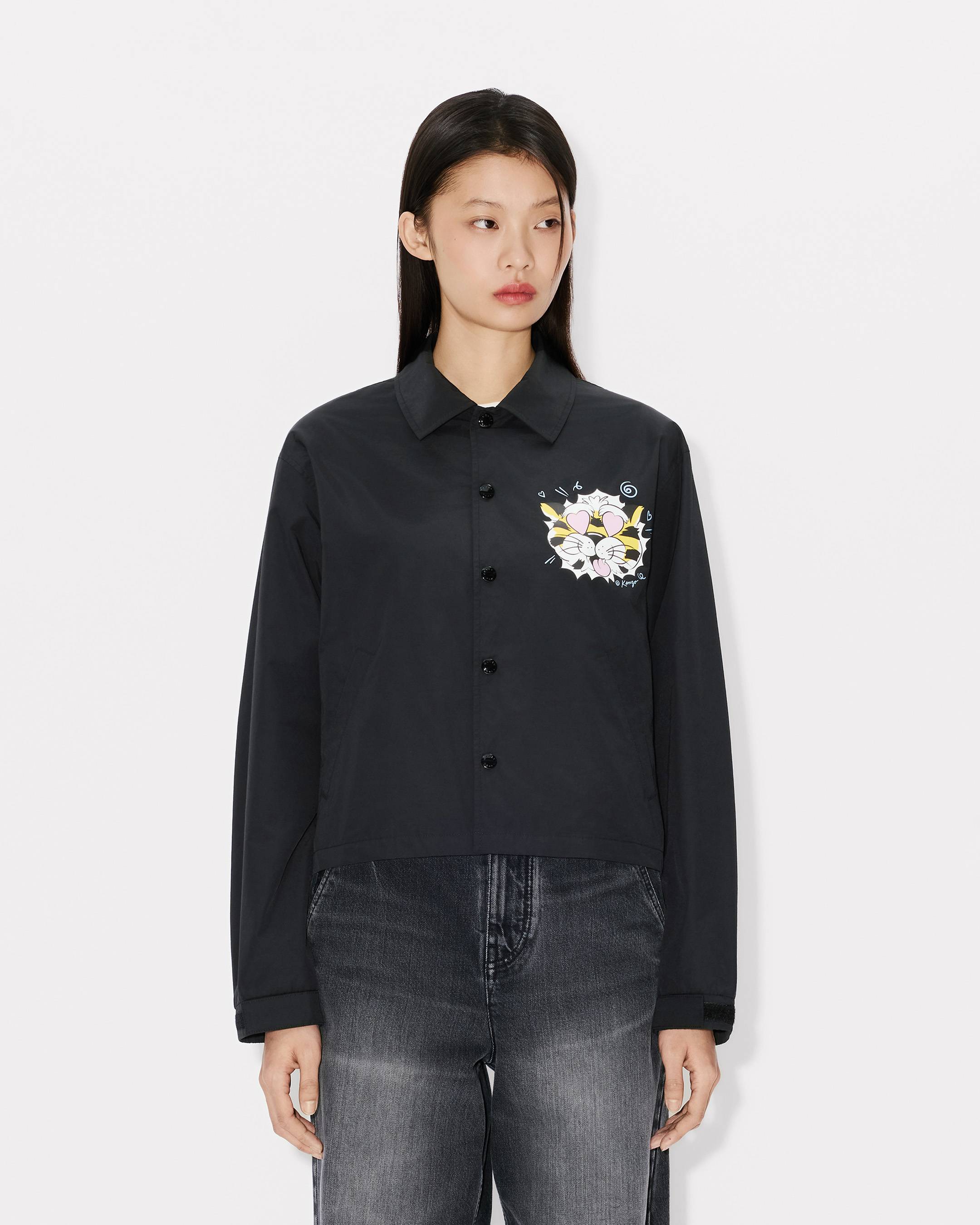 'KENZO Wild Tiger' cropped coach jacket