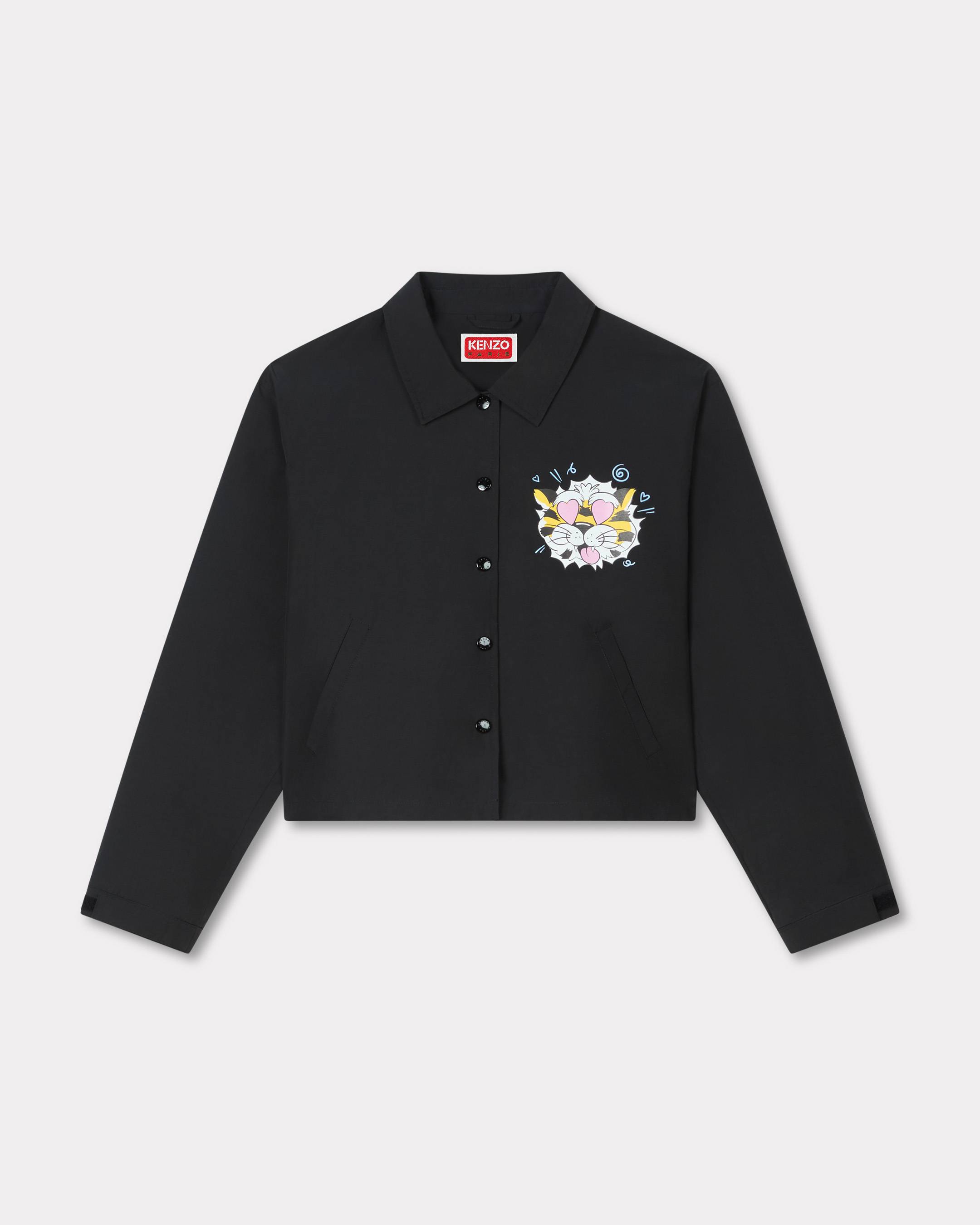 Chaqueta de entrenador cropped 'KENZO Wild Tiger'