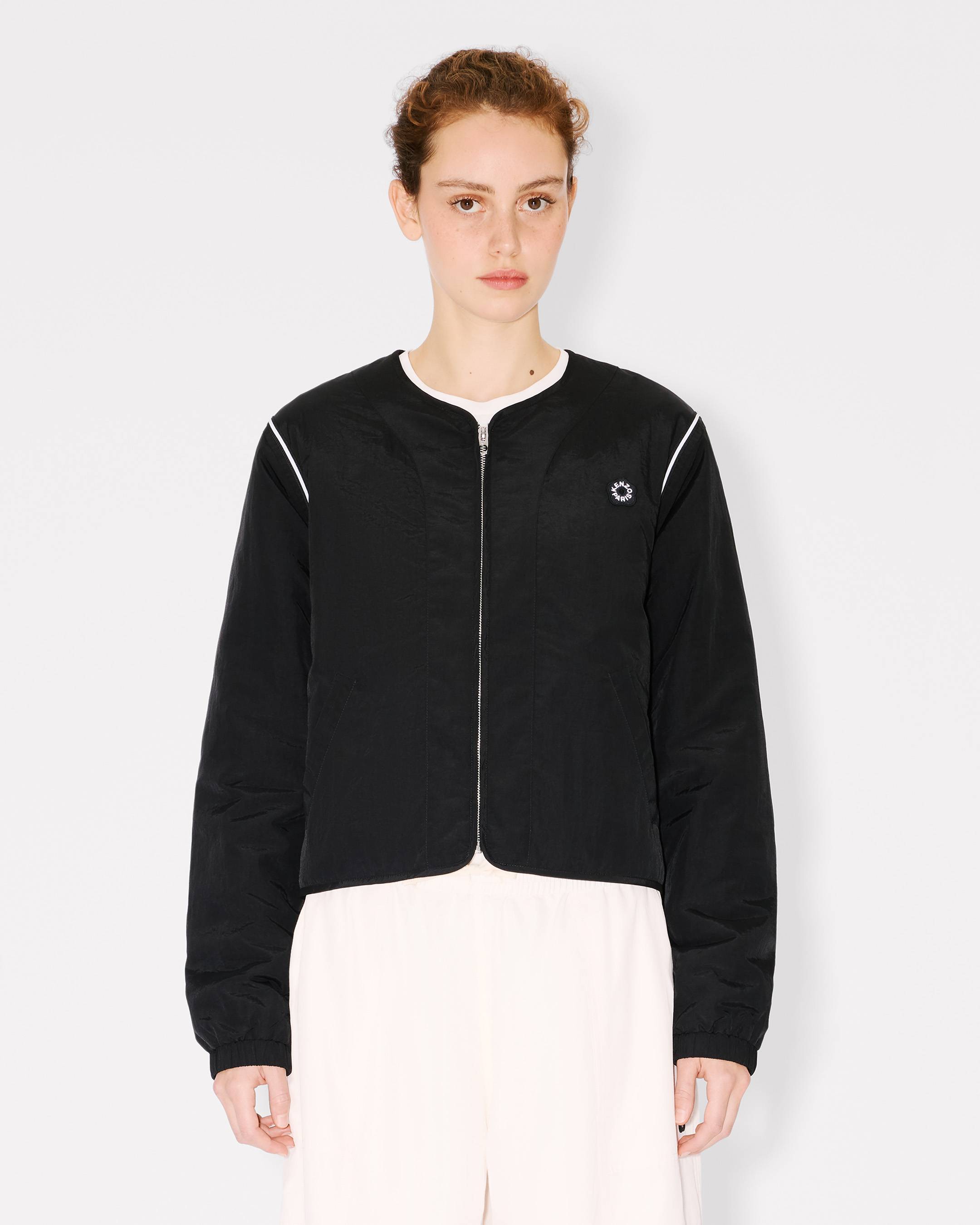 Kragenlose &bdquo;Boke Flower 2.0&ldquo;-Coach-Jacke