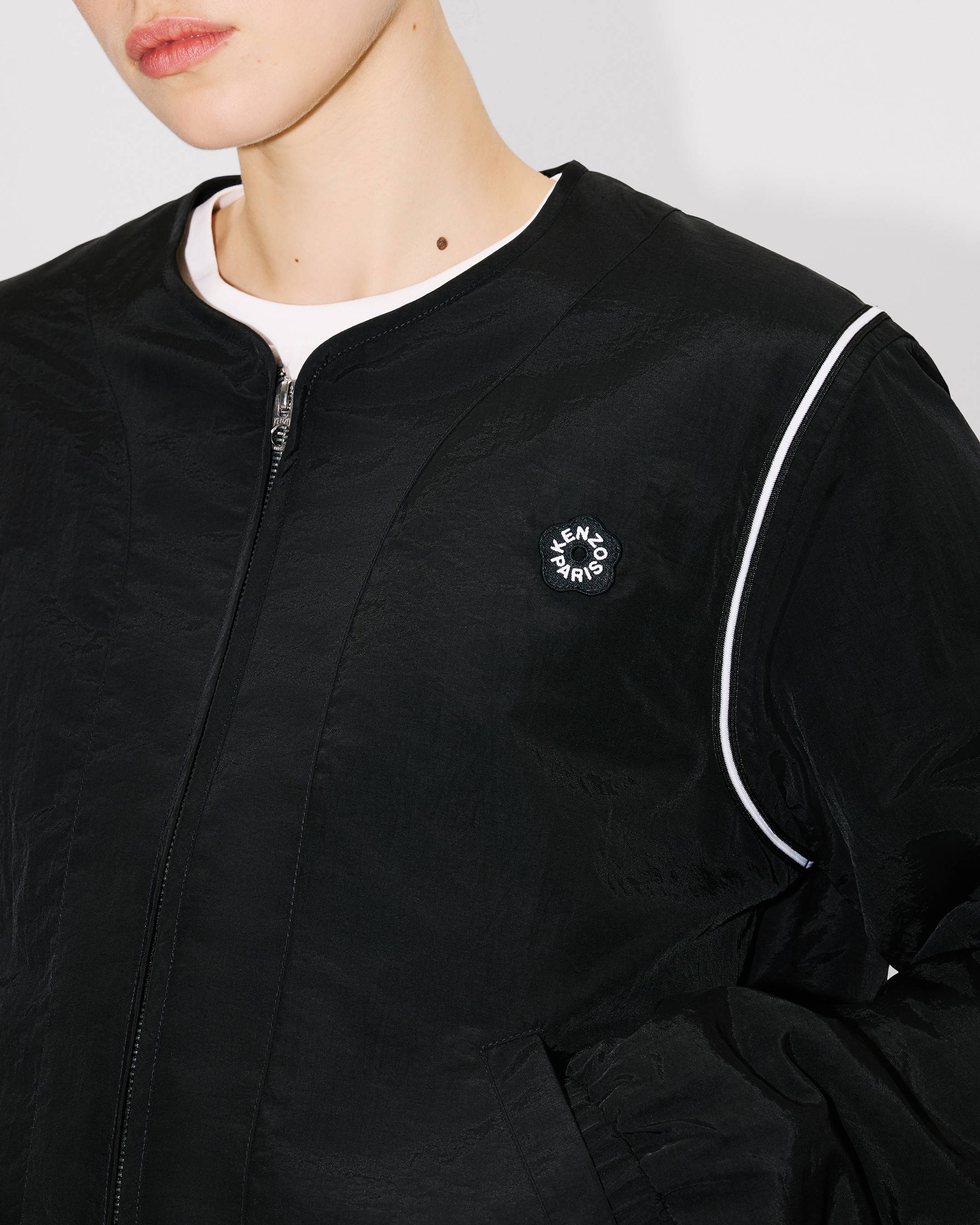 Kragenlose &bdquo;Boke Flower 2.0&ldquo;-Coach-Jacke