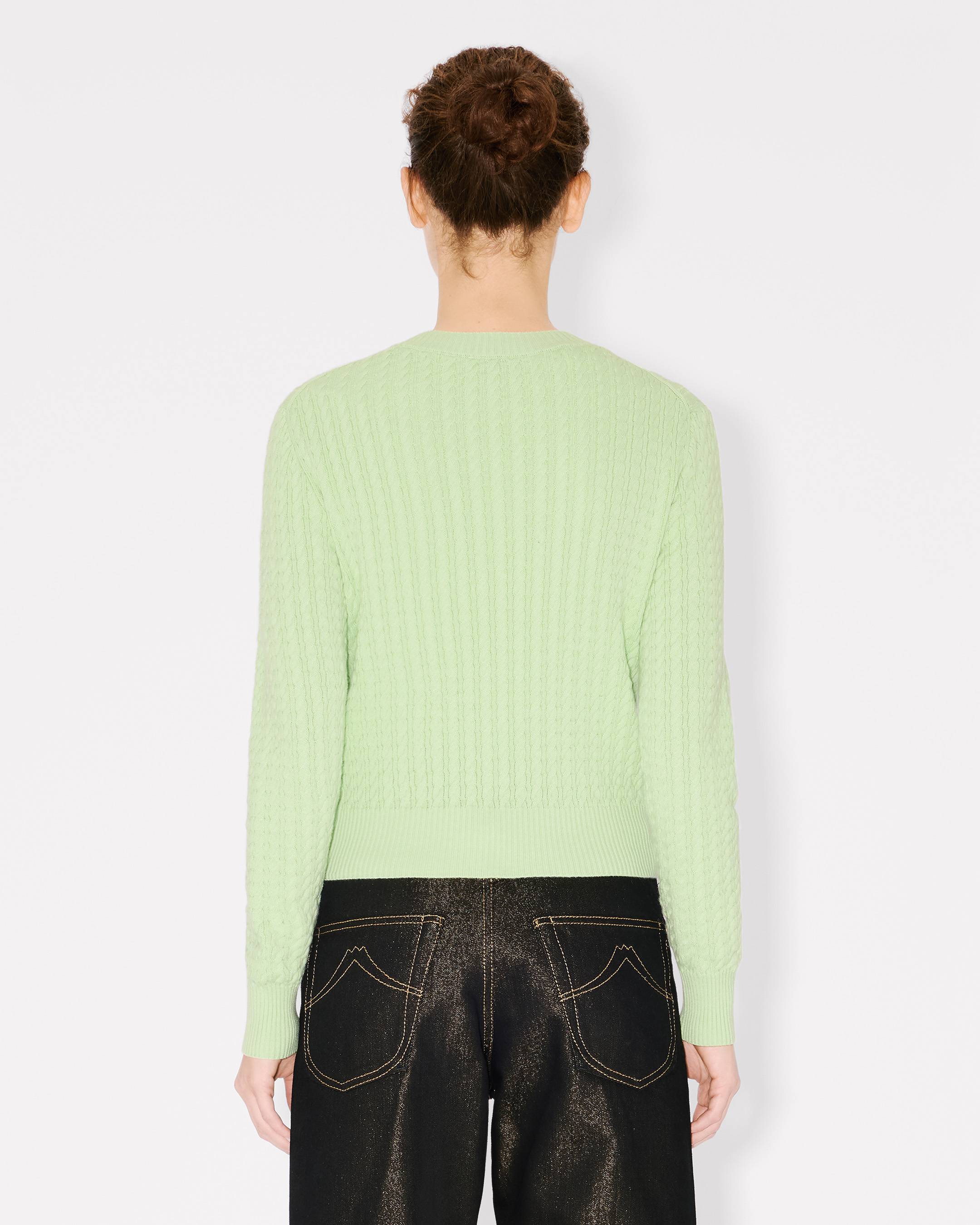 C&aacute;rdigan de punto de lana y algod&oacute;n 'Boke Flower'