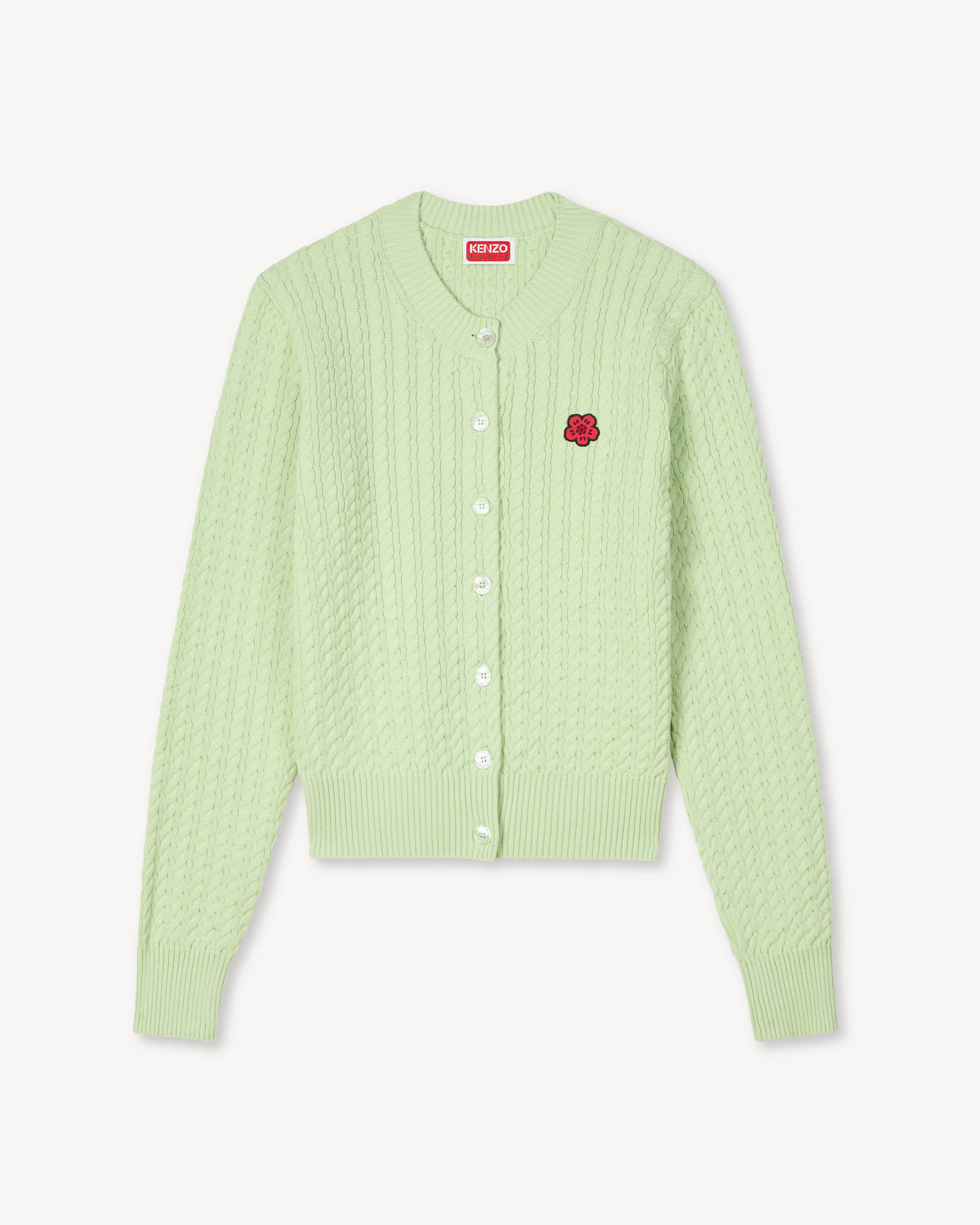 Boke Flower' knit cardigan in cotton and wool | Women's | KENZO