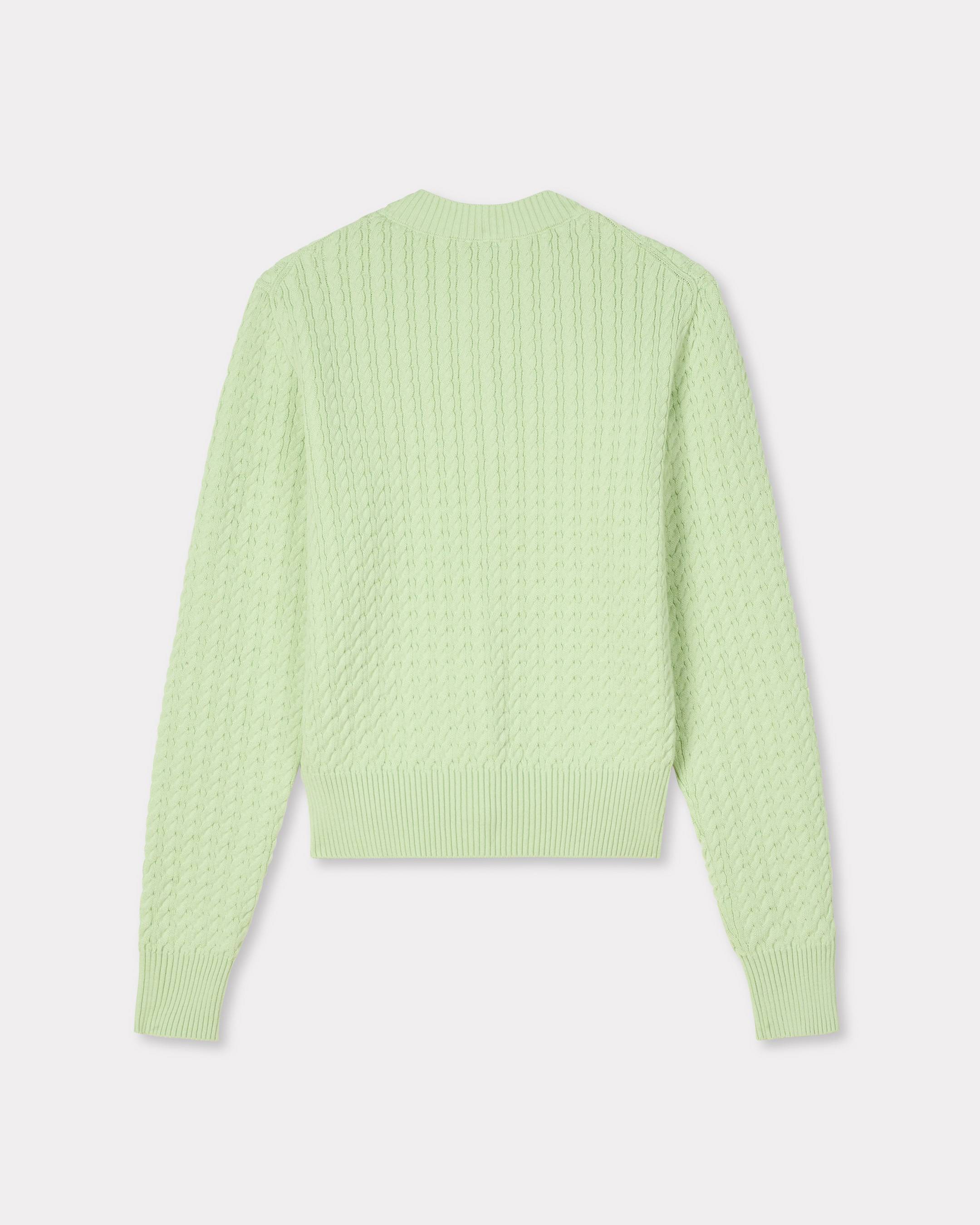 C&aacute;rdigan de punto de lana y algod&oacute;n 'Boke Flower'