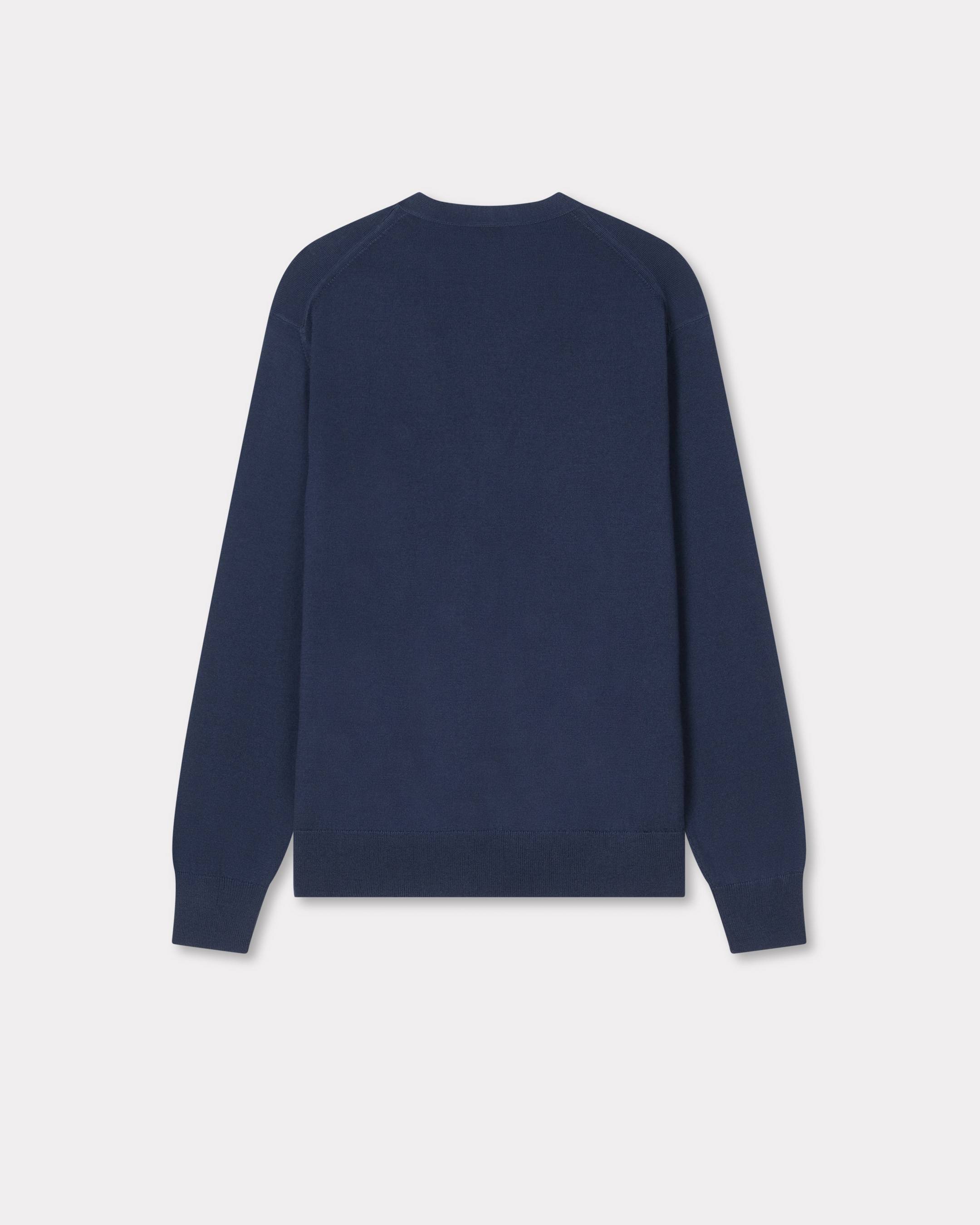 'Boke Flower' embroidered cardigan in merino wool