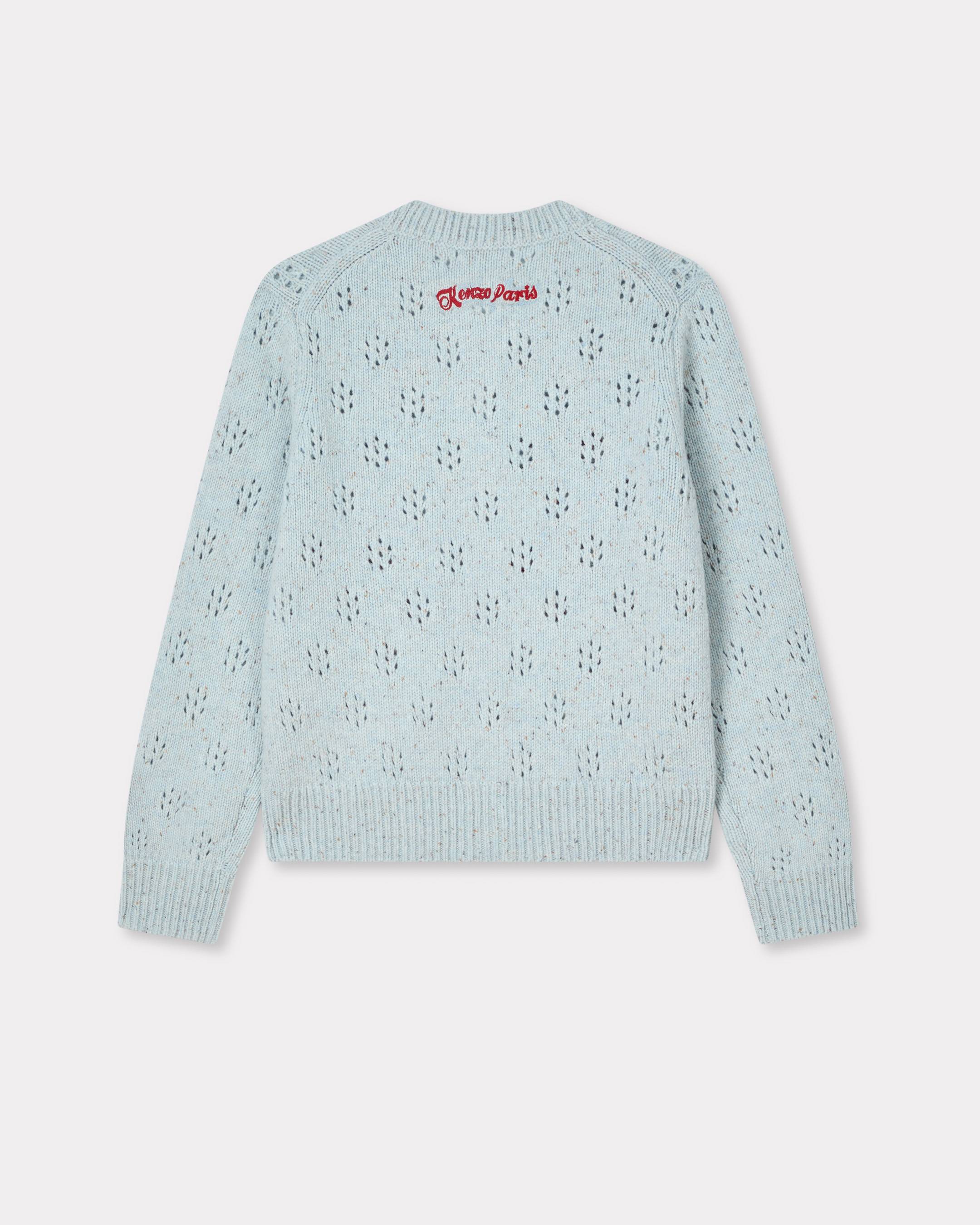 'KENZO Winter Holidays' embroidered cardigan in wool