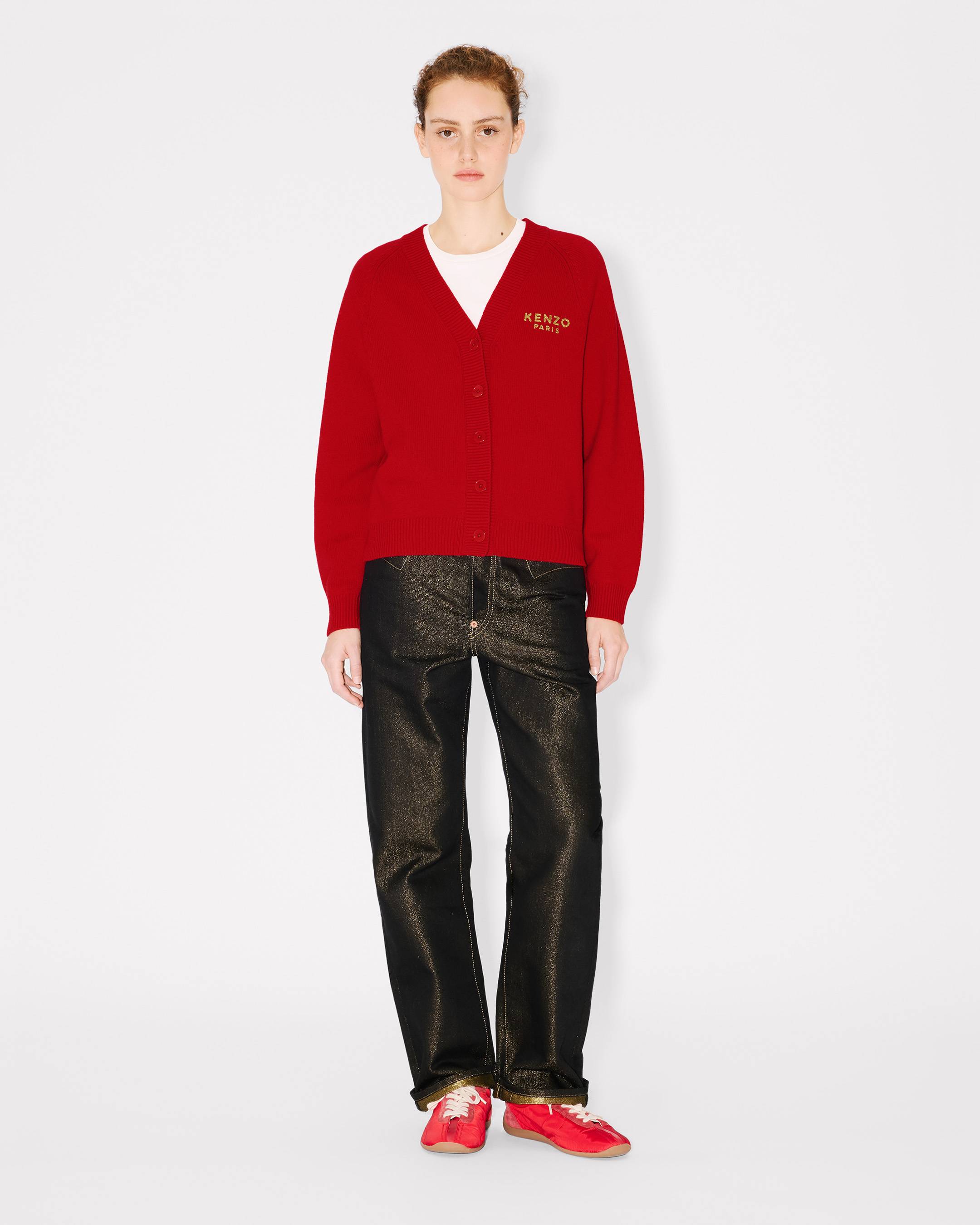 'Boke Flower' cardigan wool